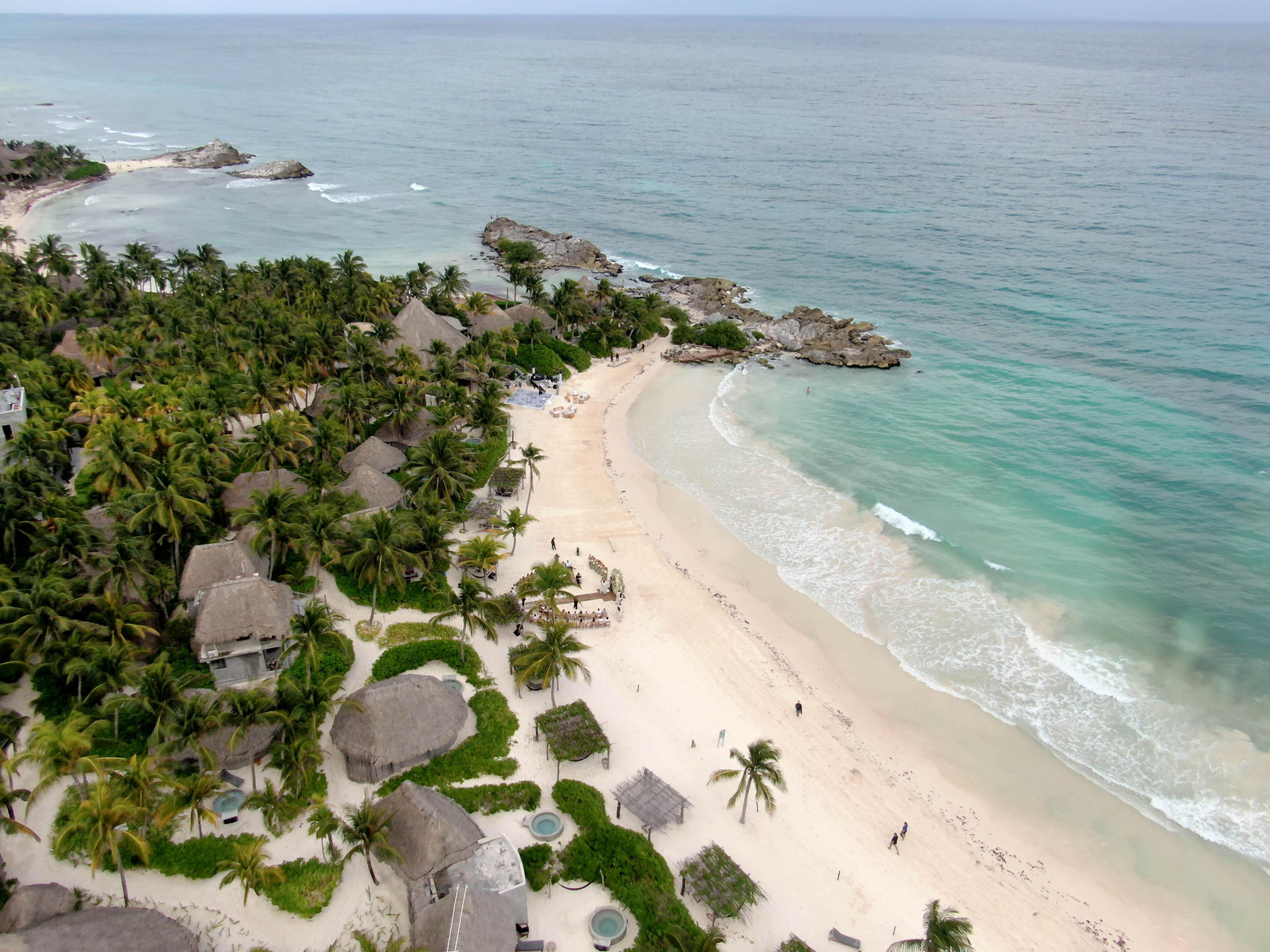 Vista aérea Hotel Maya Tulum