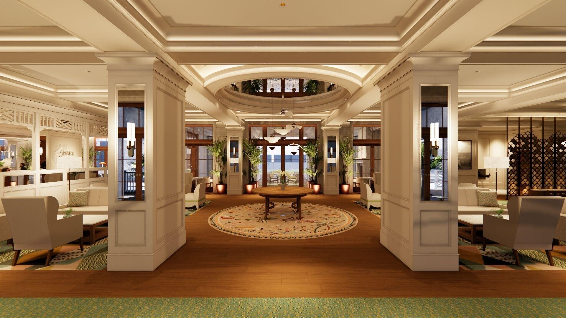 Vista Lobby Olde Naples Hotel