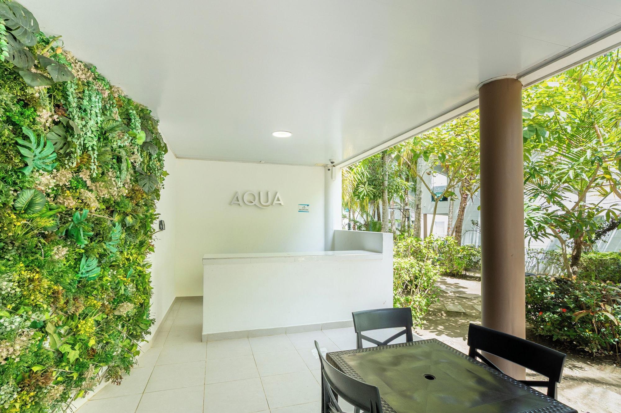 Vista Lobby Cabañas Aqua Blue Coveñas