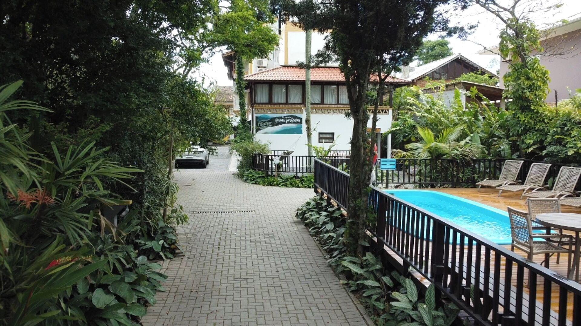 Vista Piscina Hotel Natur Campeche