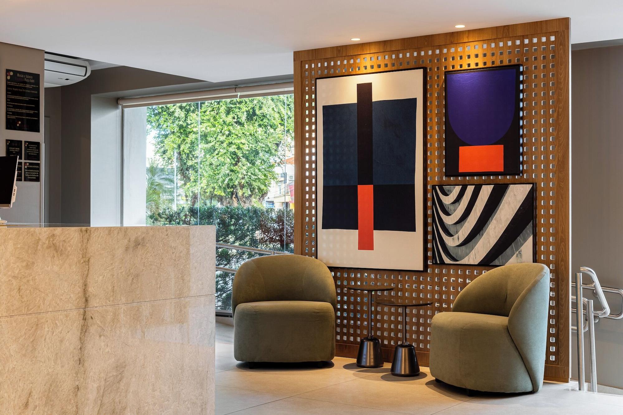 Vista Lobby Araçatuba Plaza Hotel