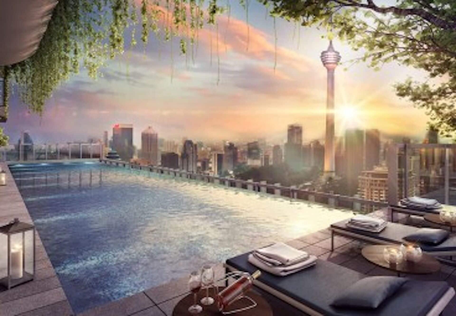 Vista Piscina Ceylonz Leisure Suites KLCC BukitBintang