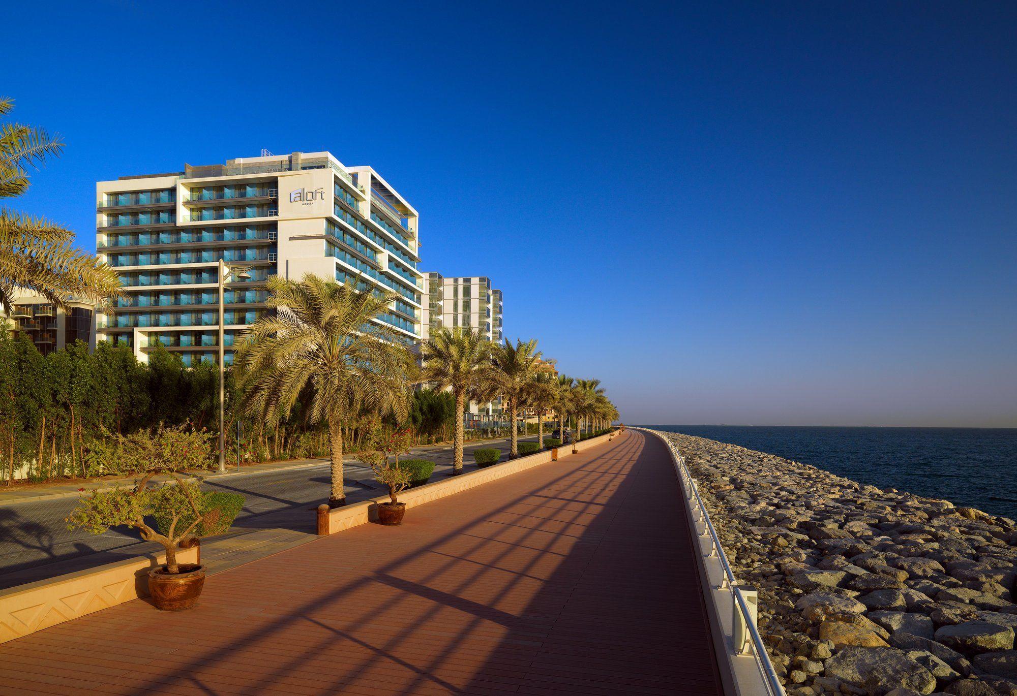 Vista da fachada Aloft Palm Jumeirah