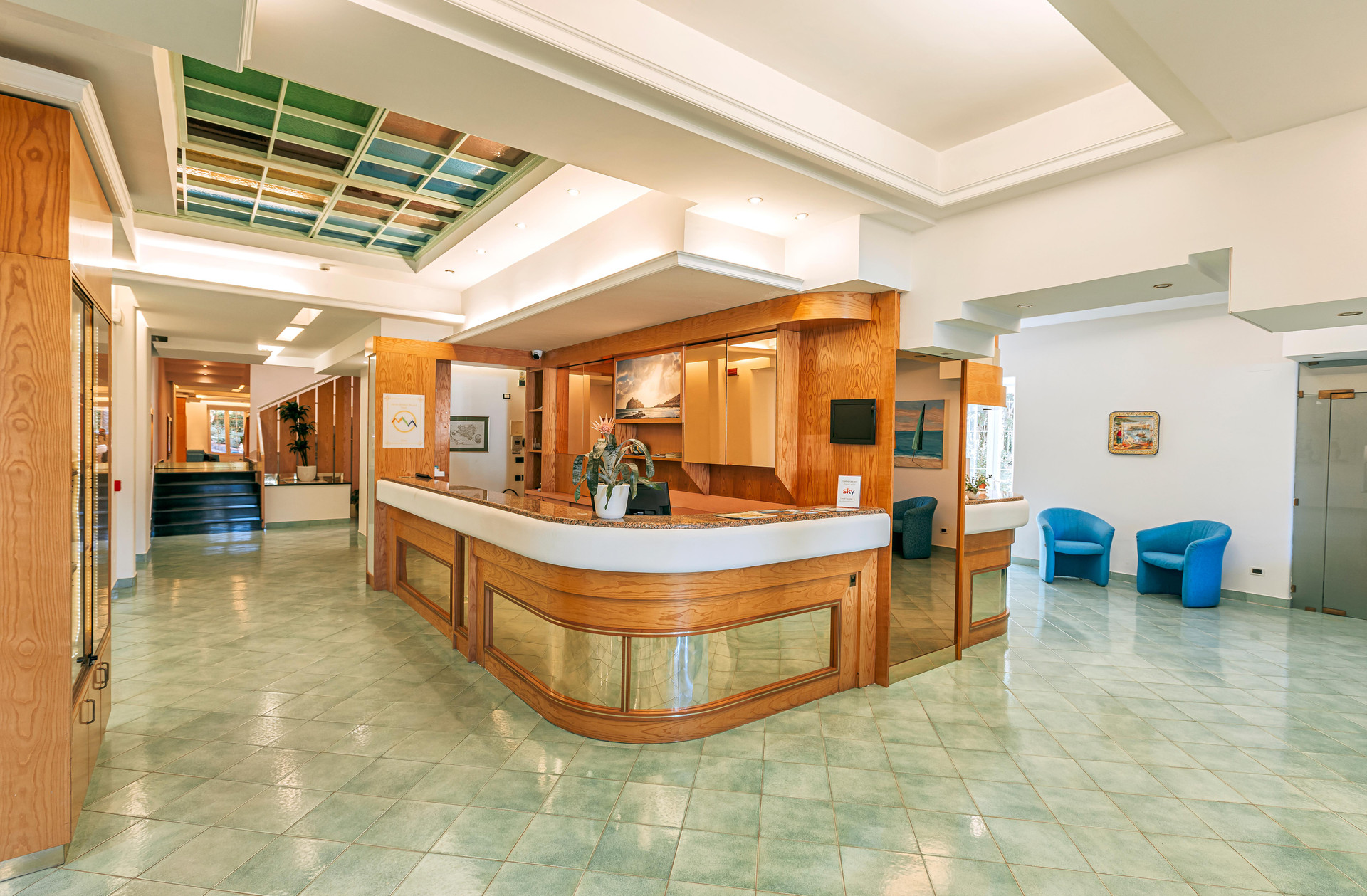 Vista Lobby Hotel Regina Palace Terme