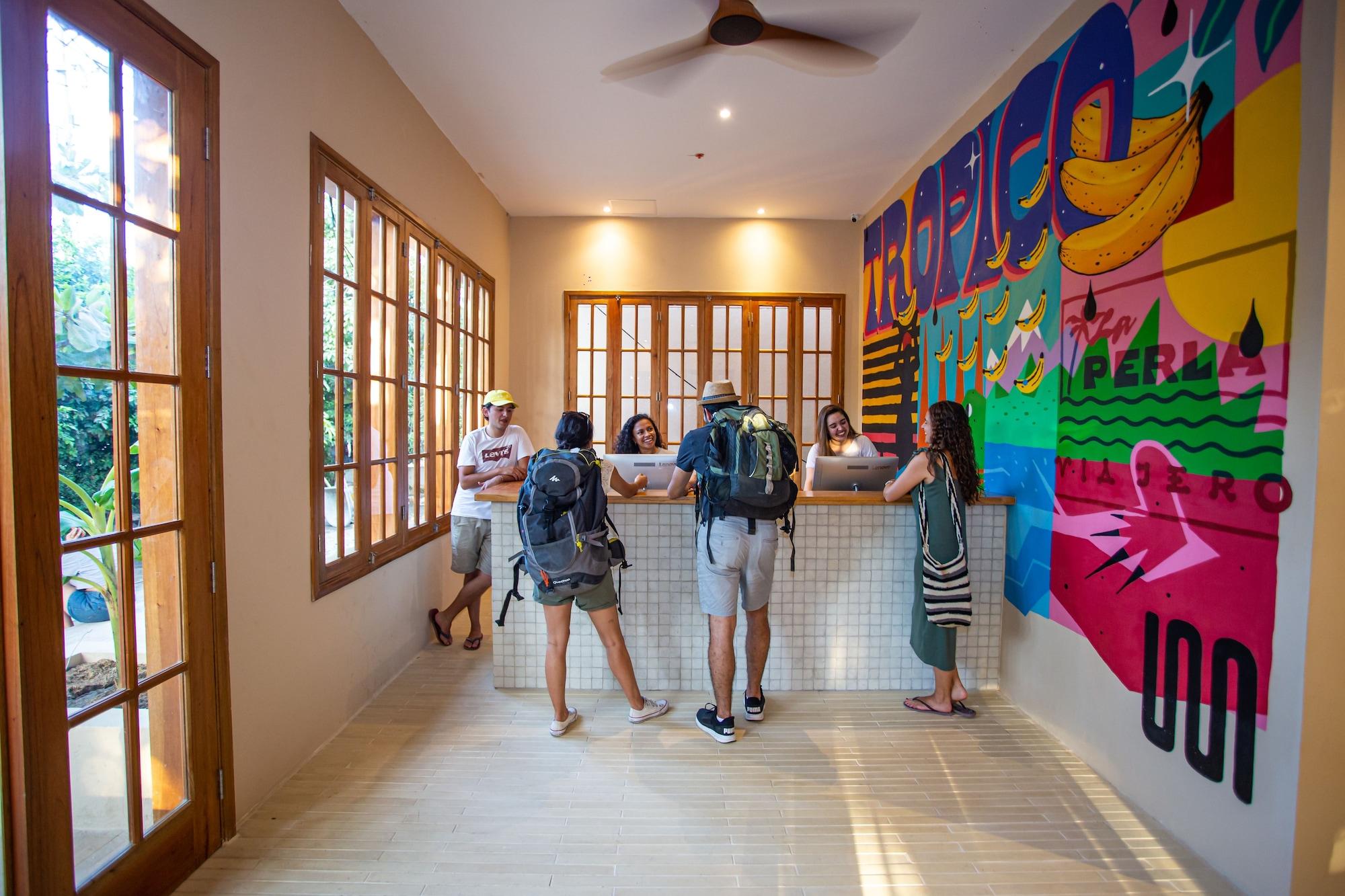 Vista Lobby Viajero Santa Marta Hostel