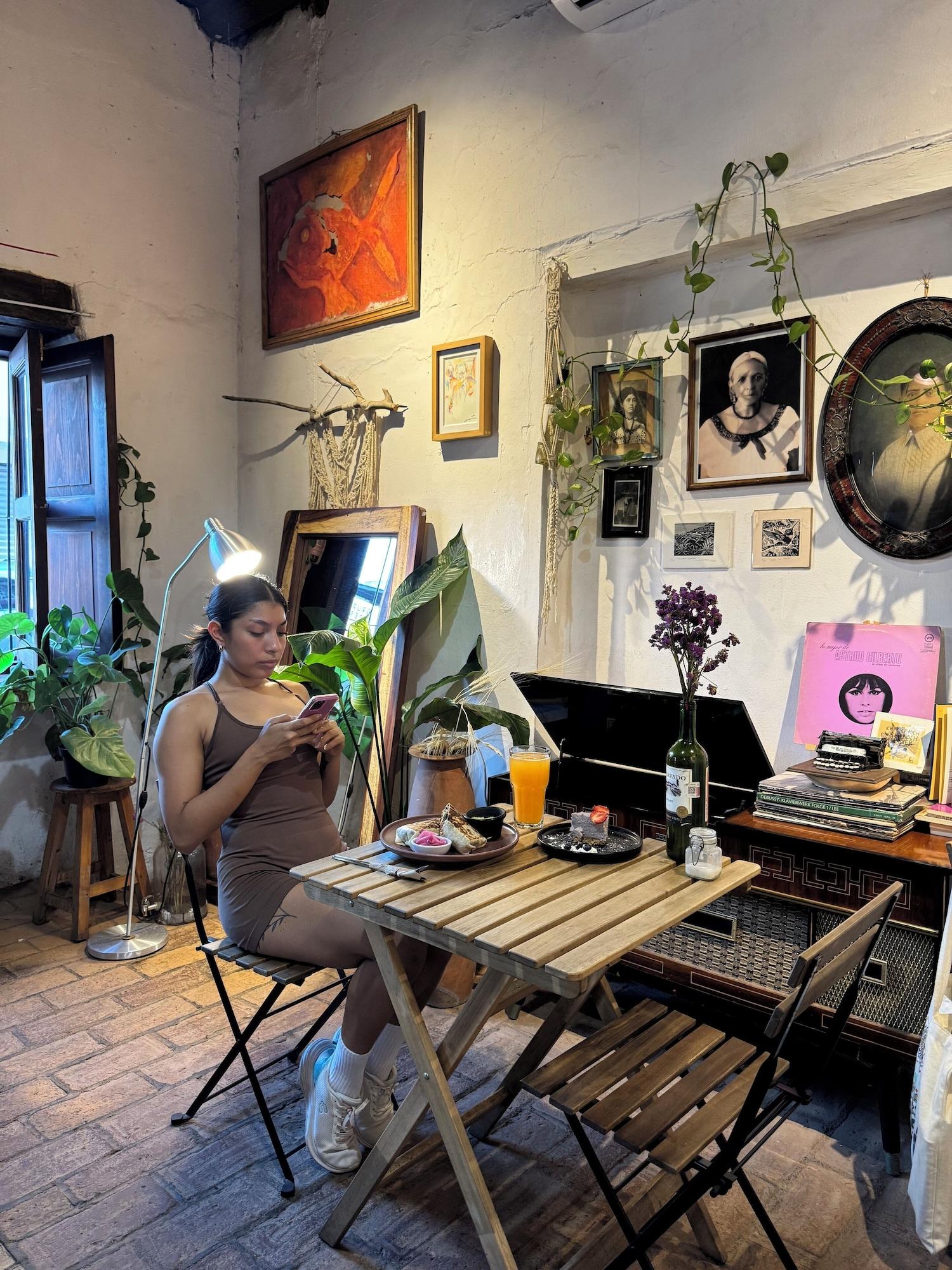 Vista Lobby Hostal Casa de Zeferina