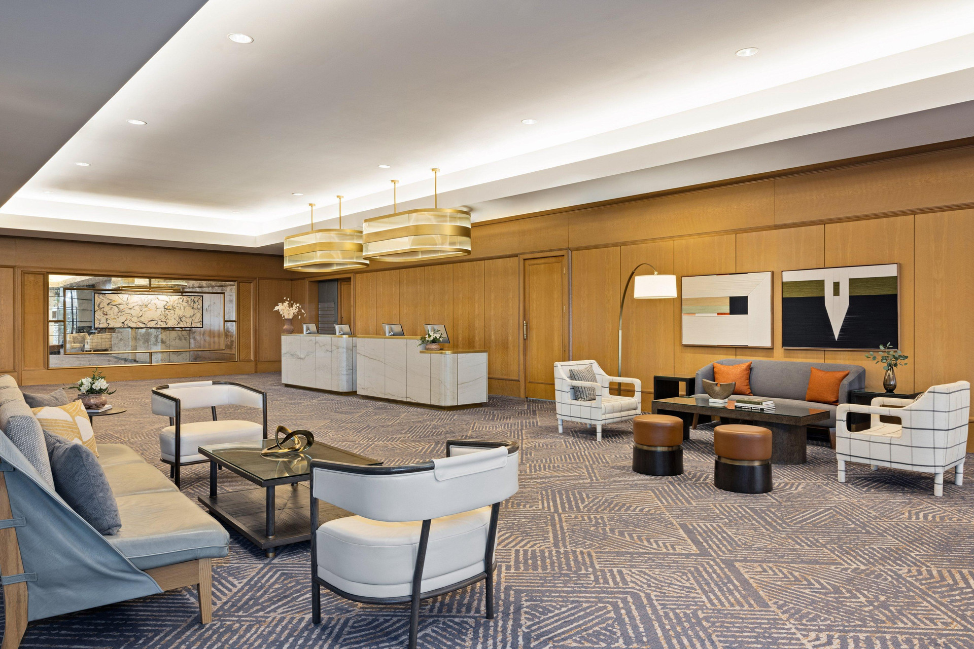 Vista Lobby Omni Las Colinas Hotel