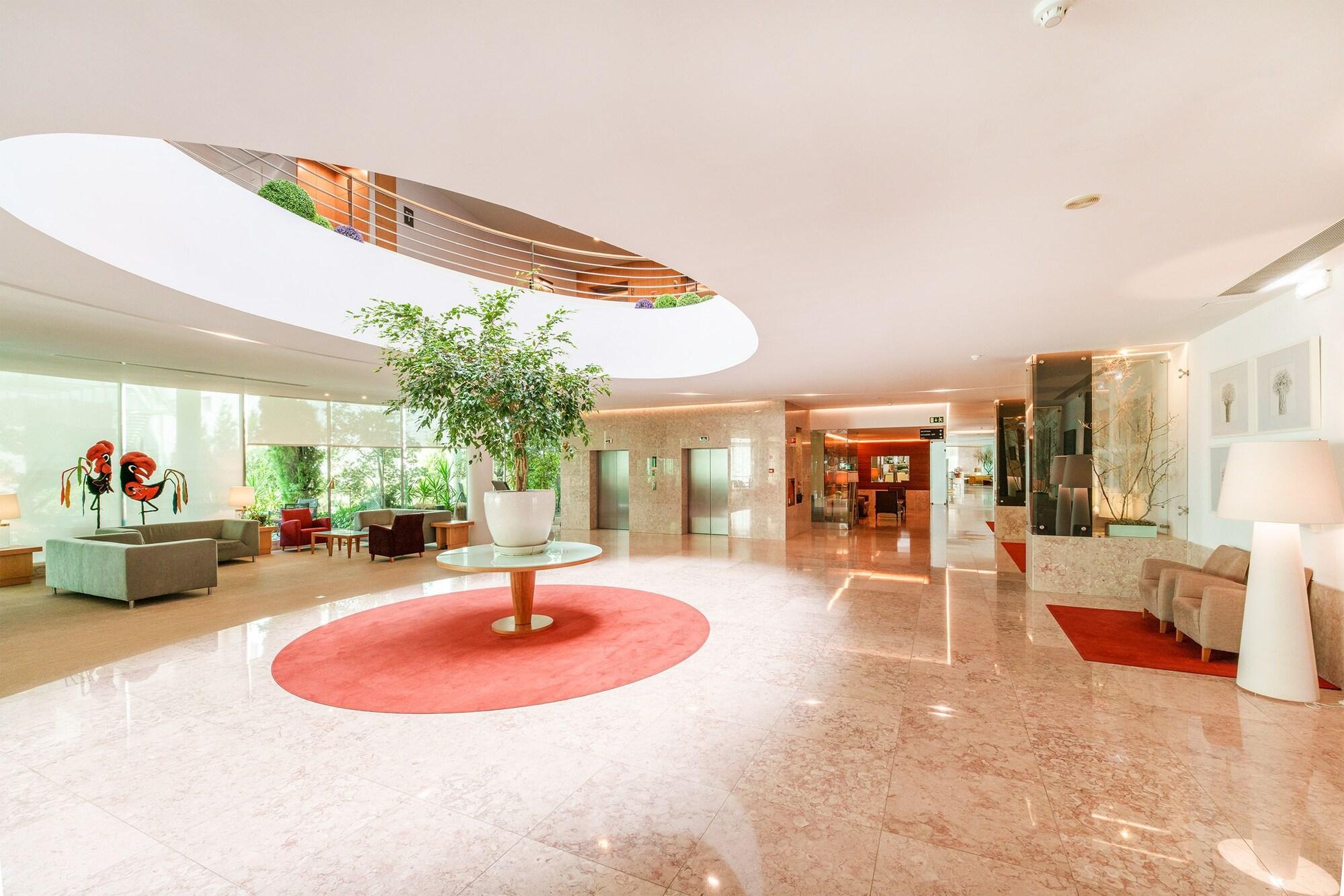 Vista Lobby Hotel Santa Maria