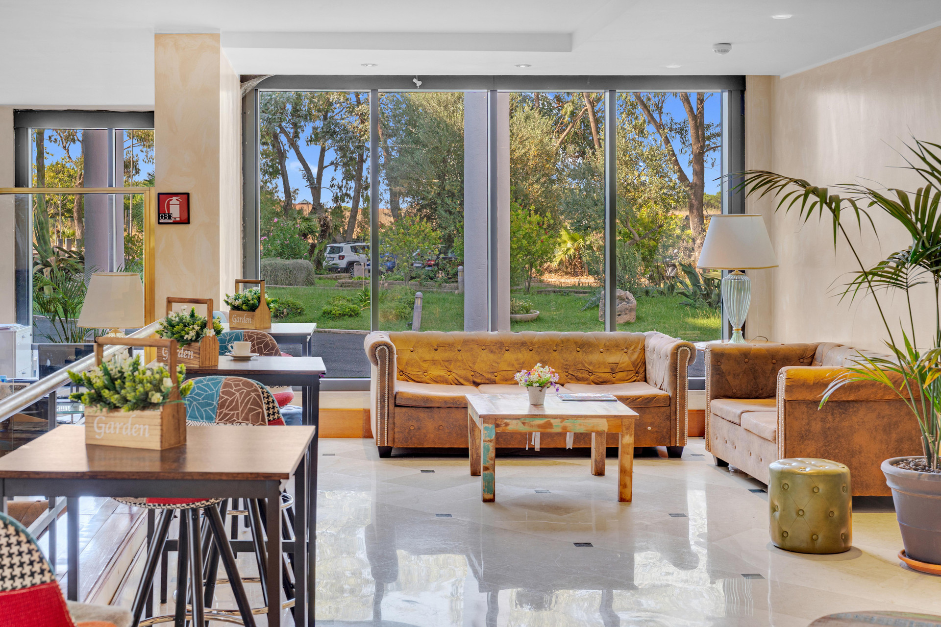 Vista Lobby Hotel Roma Aurelia Antica