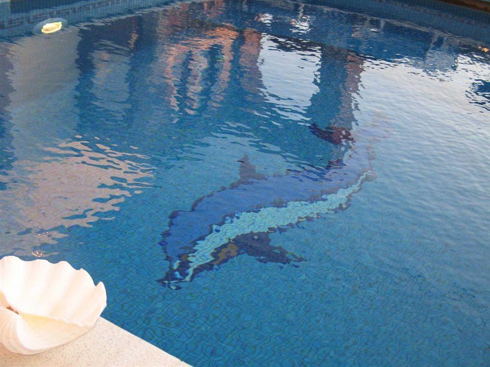 Vista da piscina Merovigliosso Apartments