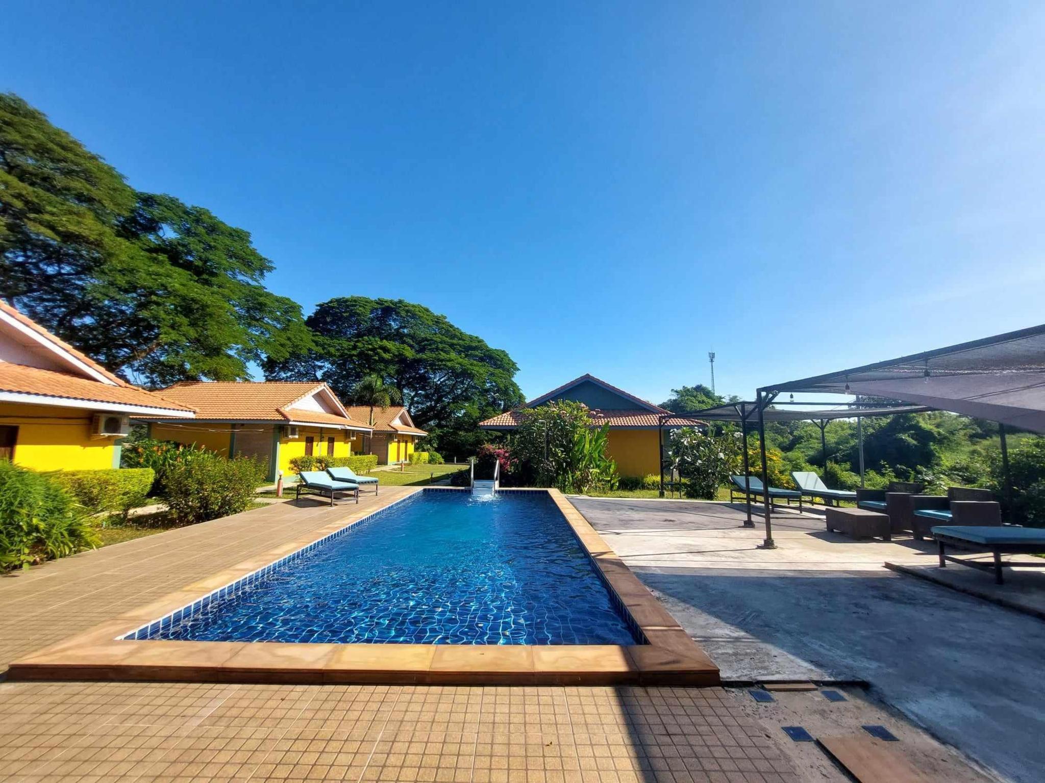 Vista Piscina Khong Chiam Orchid Riverside Resort