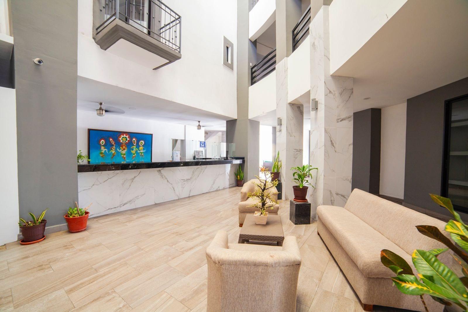 Vista Lobby Hotel Galería del Ángel
