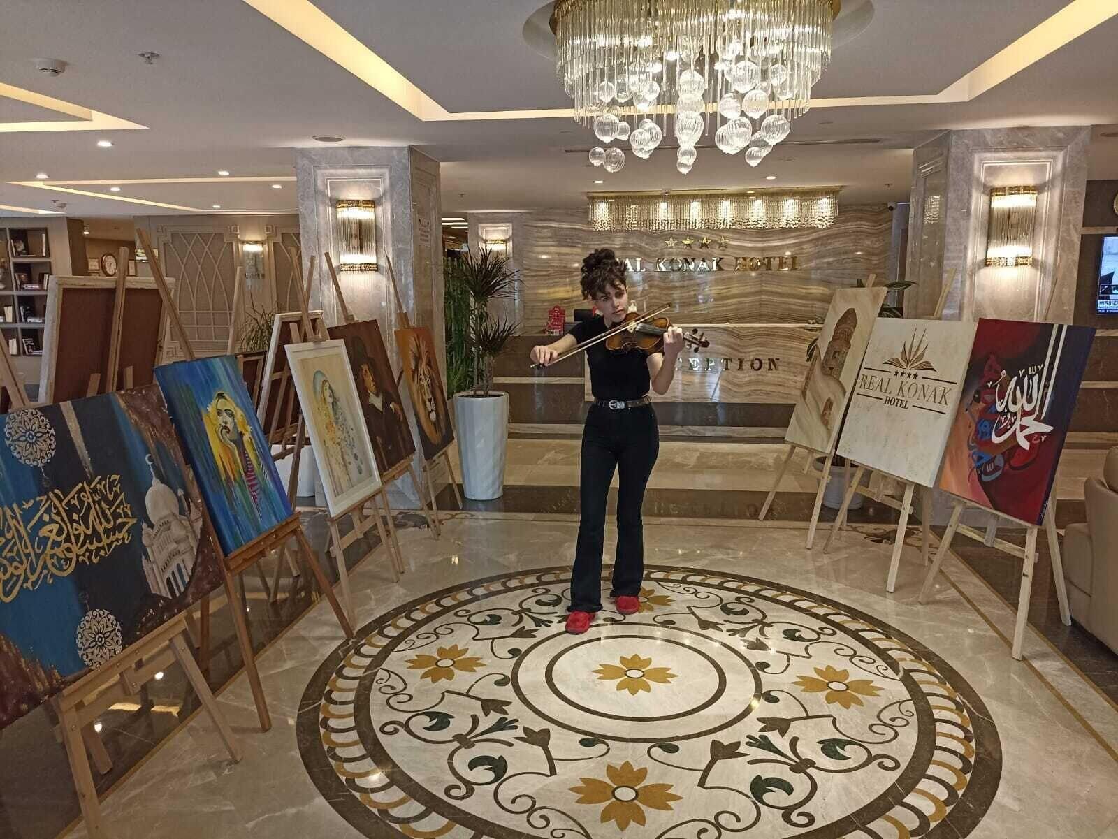 Vista Lobby Real Konak Hotel