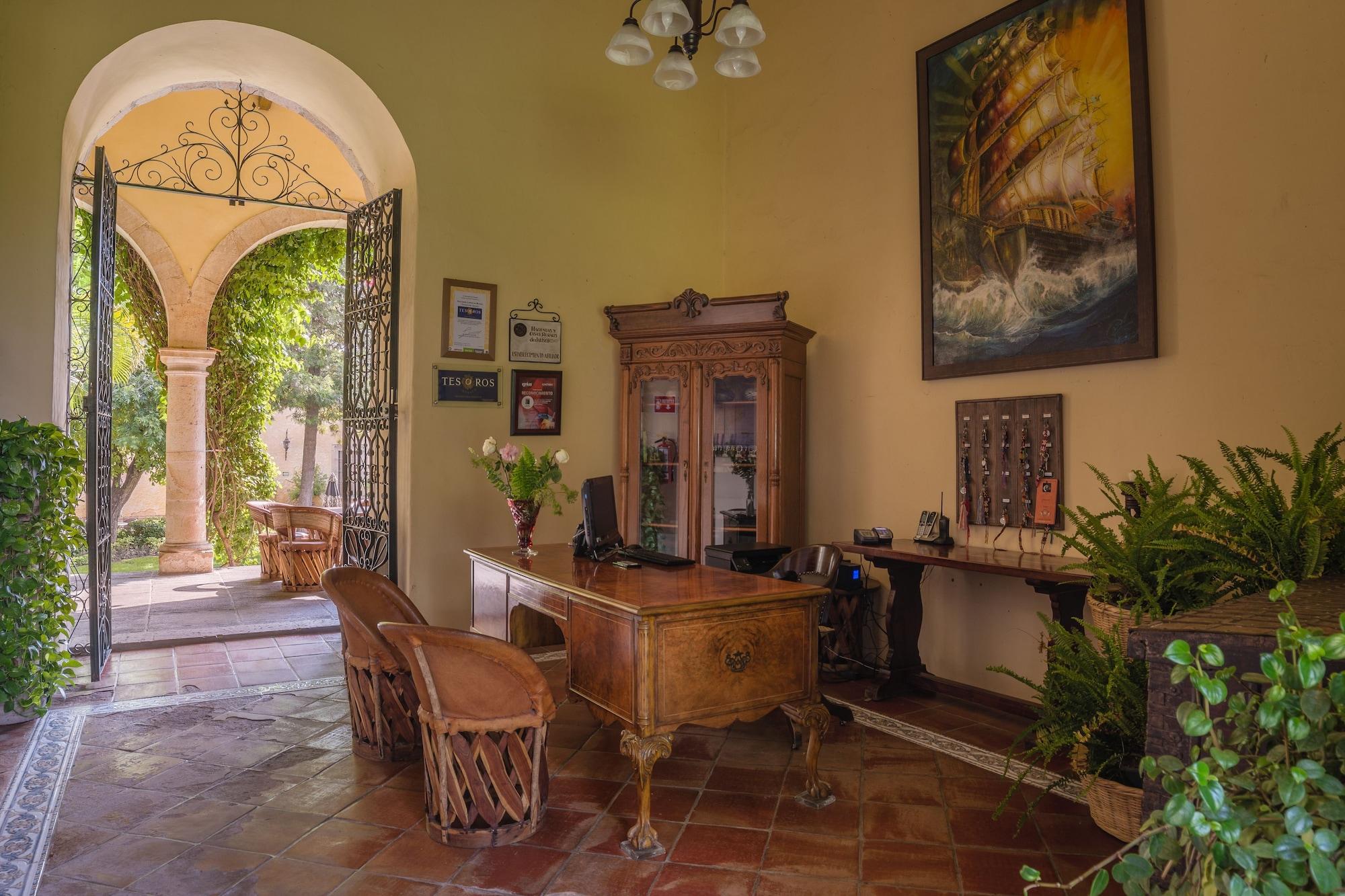 Vista Lobby Hacienda Labor de Rivera Hotel Boutique