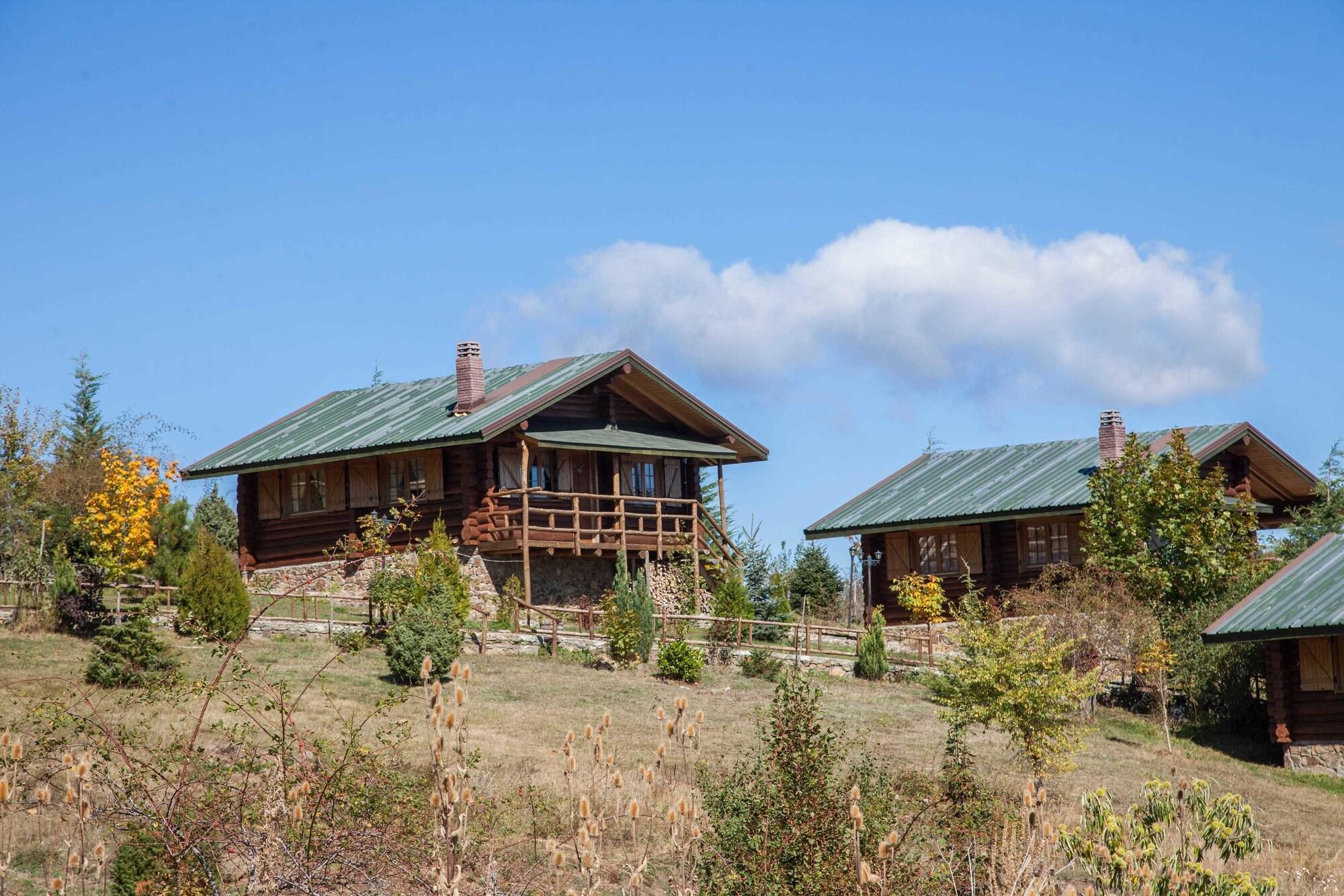 Vista Exterior Sfendamos Wood Village