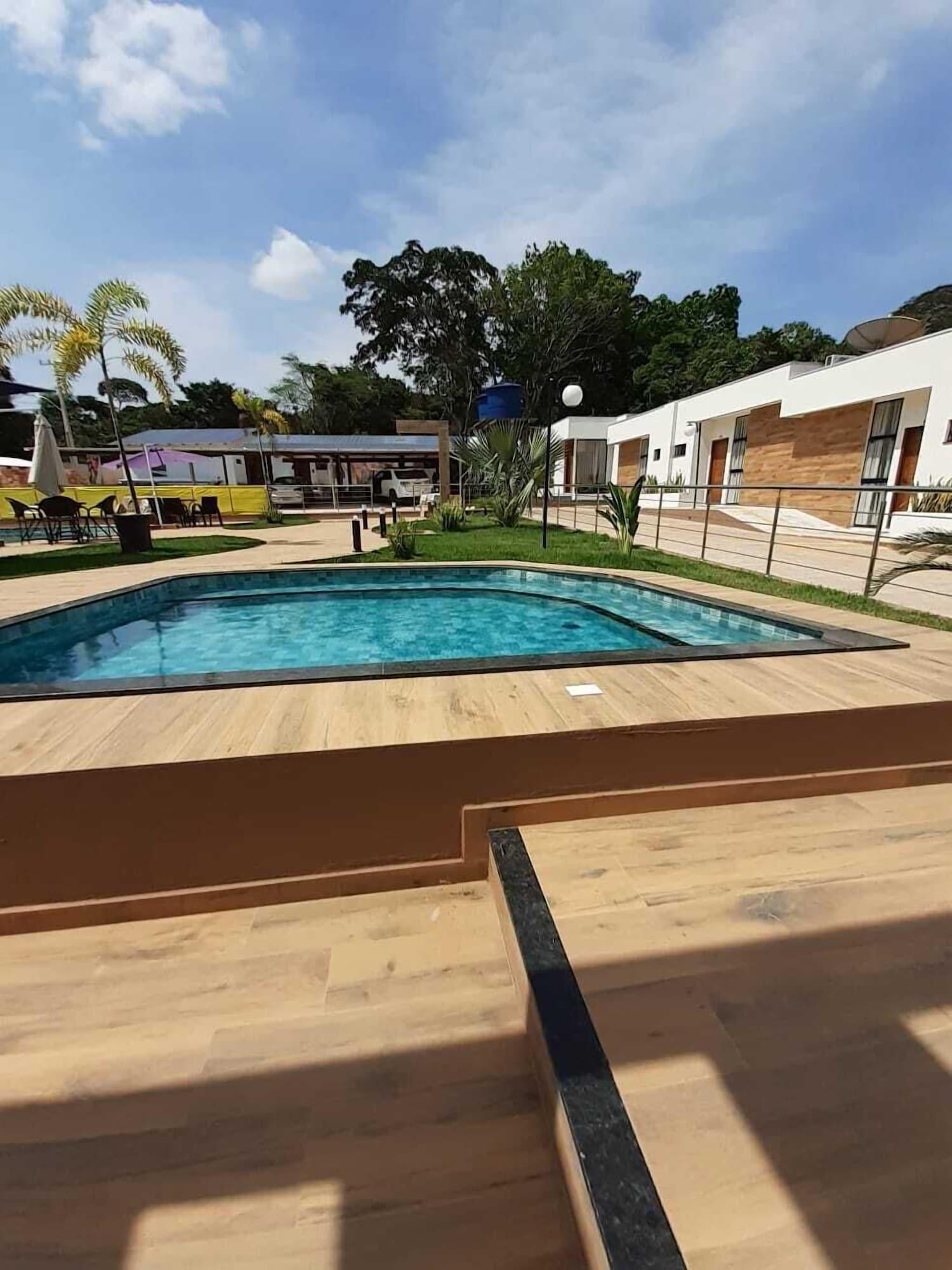 Vista Piscina Pousada Flor de Alter