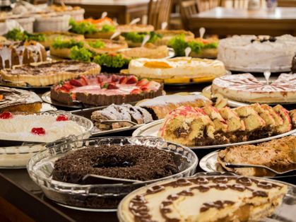 Restaurante da hospedagem Sky Serra Hotel - Foto 25