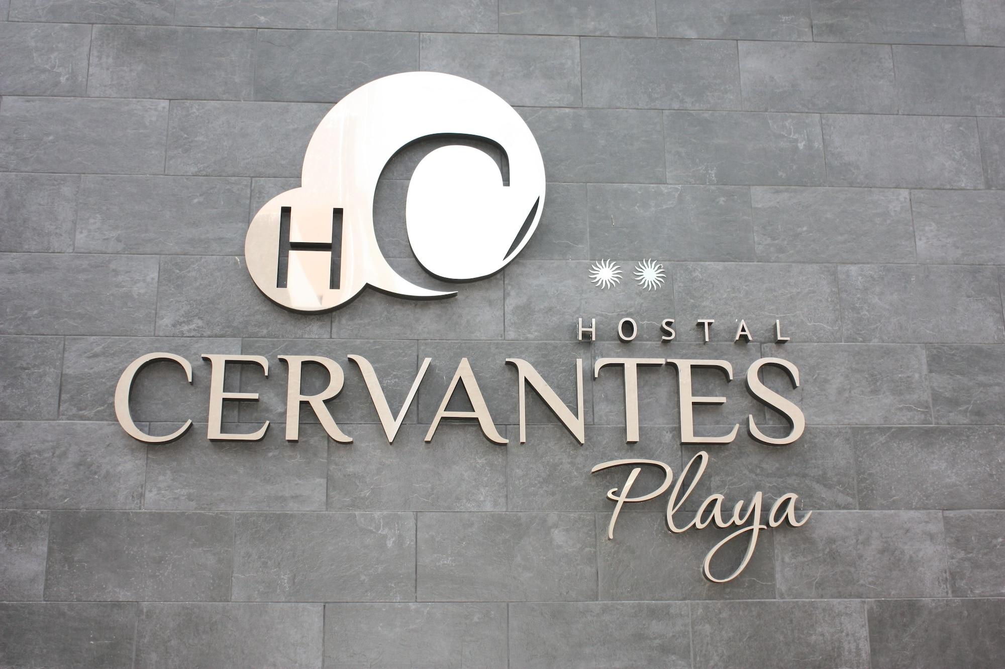 Vista Exterior Hostal Cervantes Playa