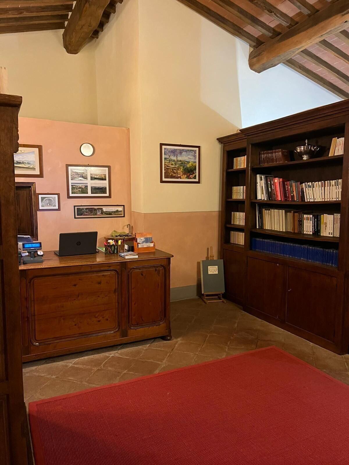 Vista Lobby La Locanda Volpaia