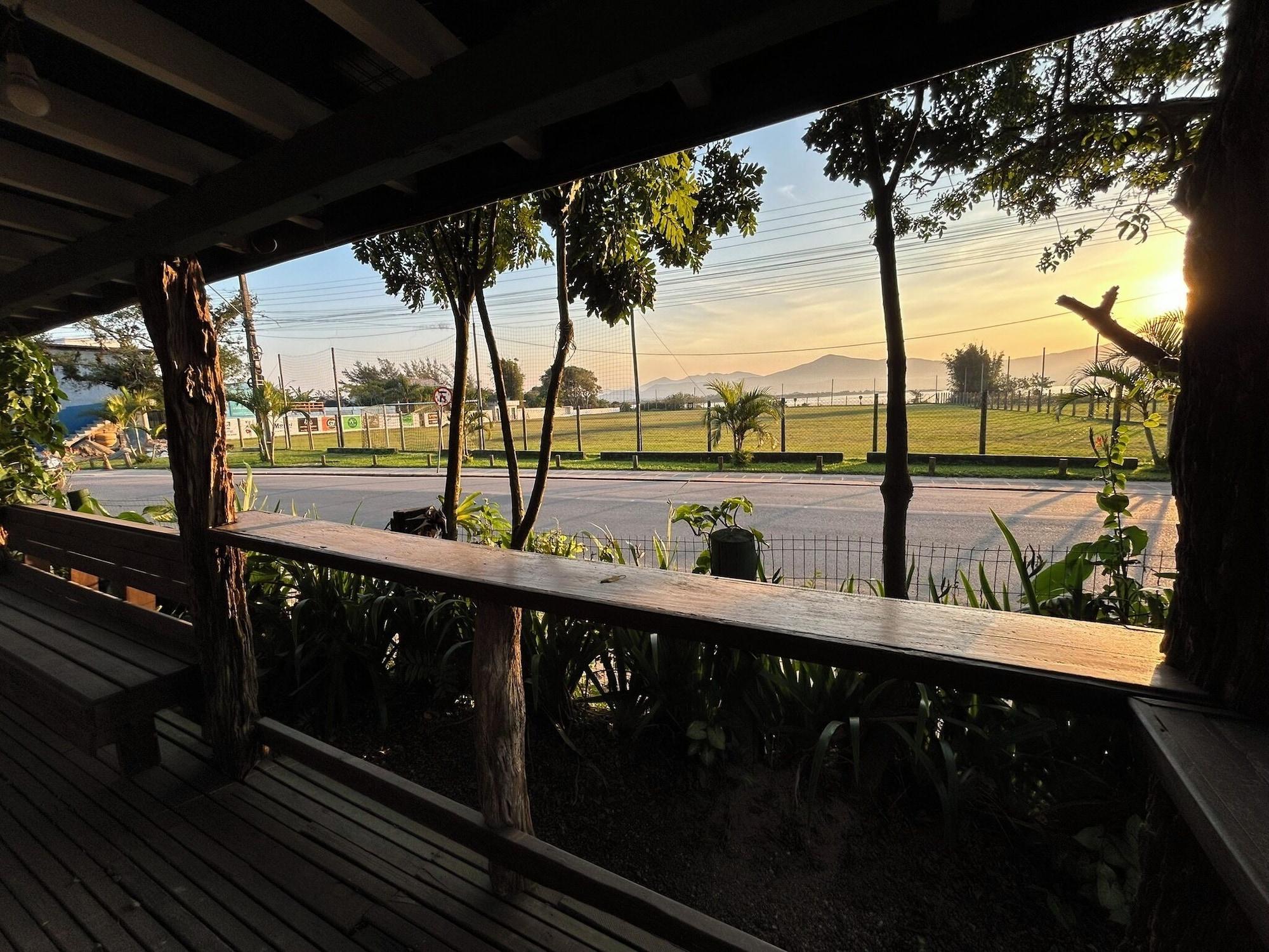 Vista Exterior Pousada Canoa Azul