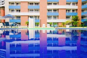 Aluguel por temporada - Terrazzo 110 Ponta Negra Praia Flat - NBI - 54 m2 - Smart Tv
