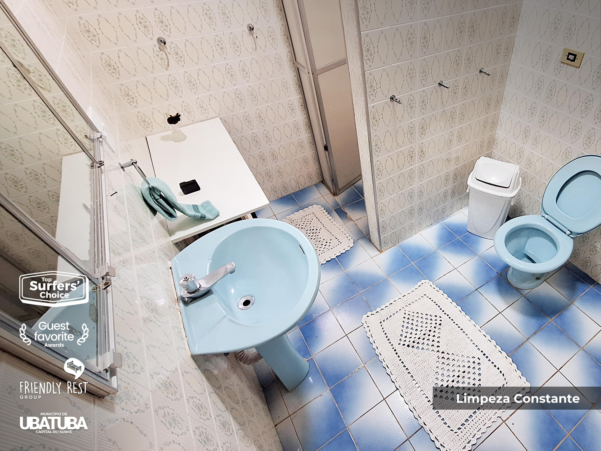 Baño HOSTEL QUINTAL GUEST Ubatuba - PG