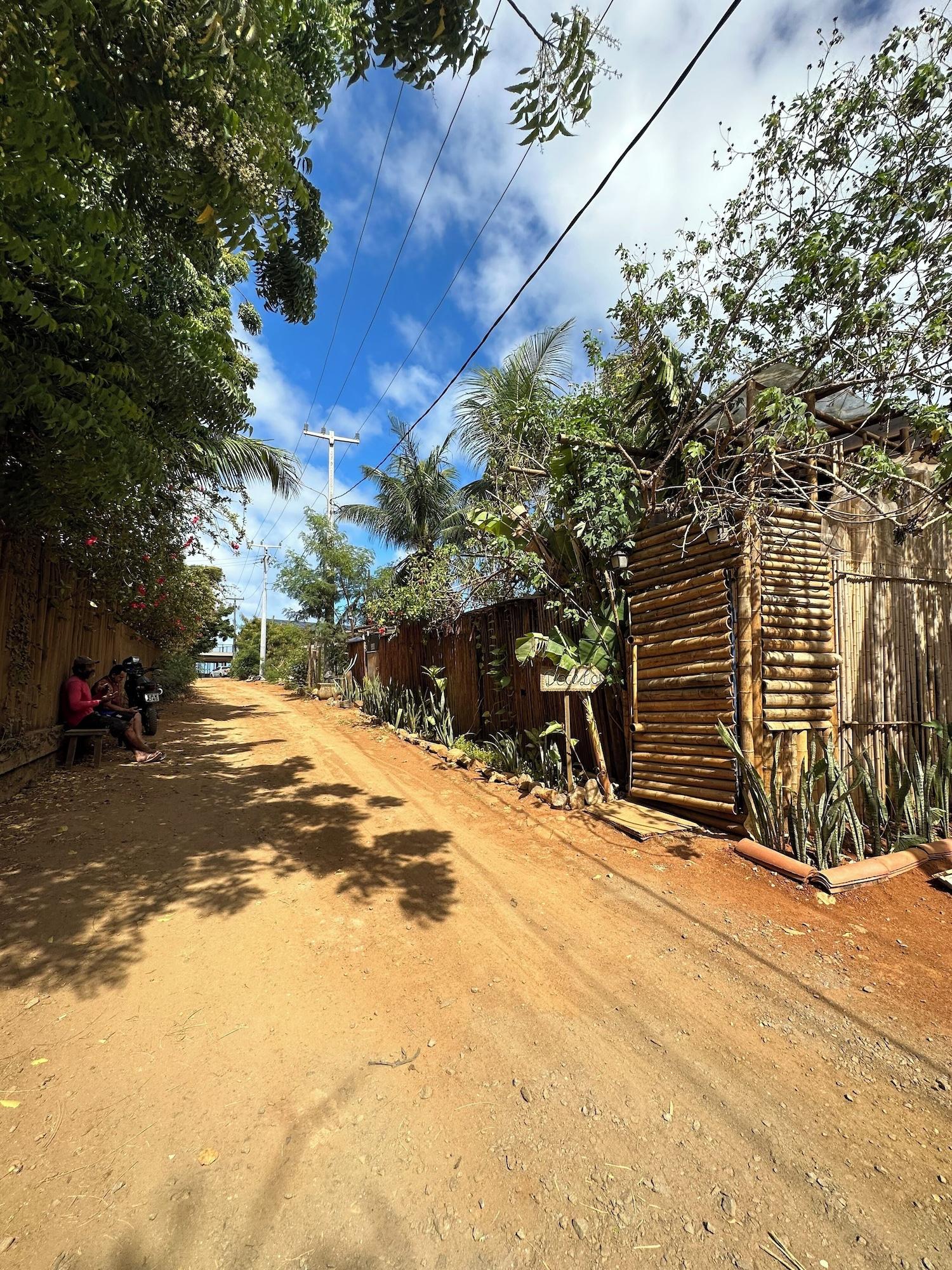 Vista do lobby Doce Lar Acomodações  Noronha