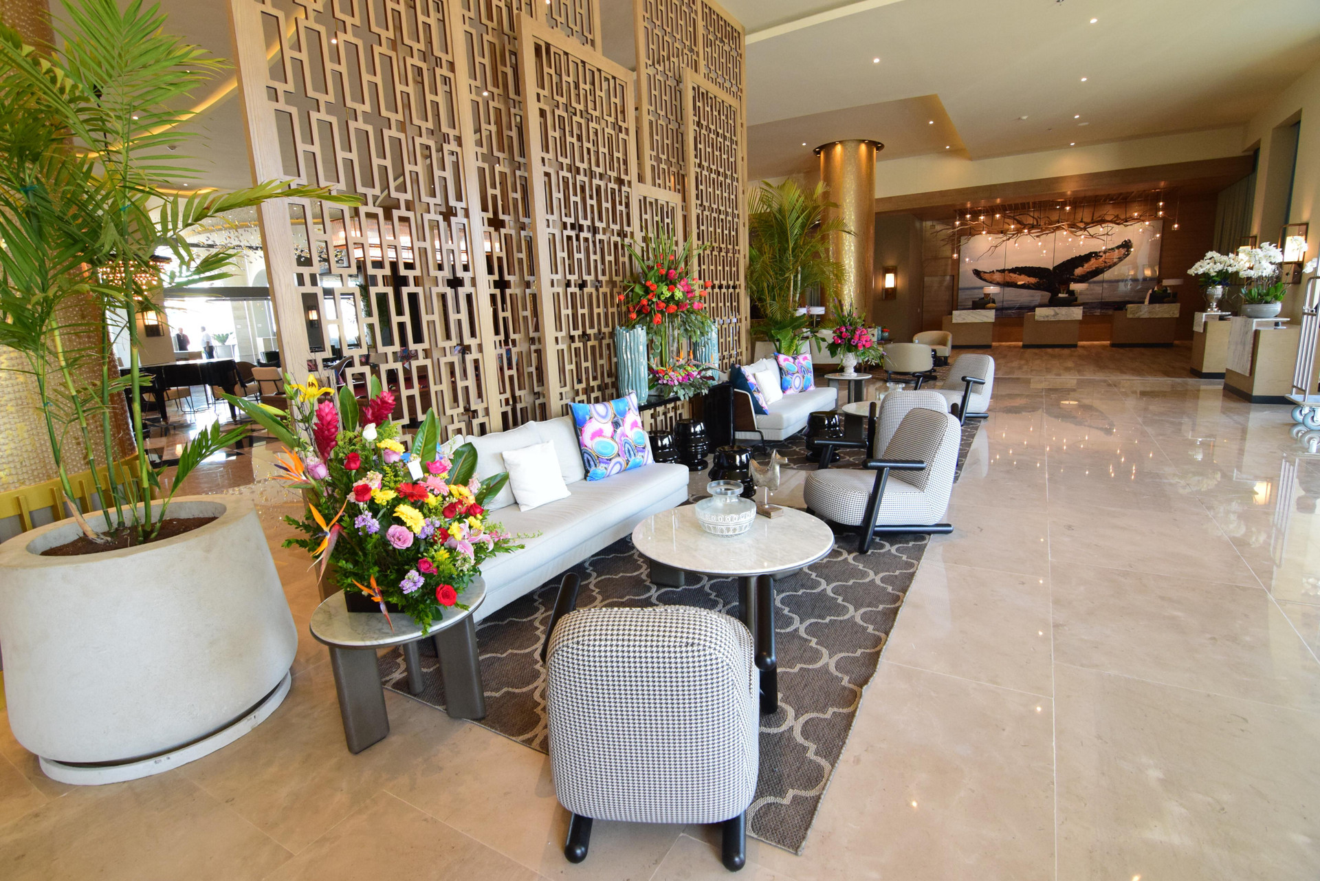 Vista Lobby Torre Lucerna Hotel Ensenada