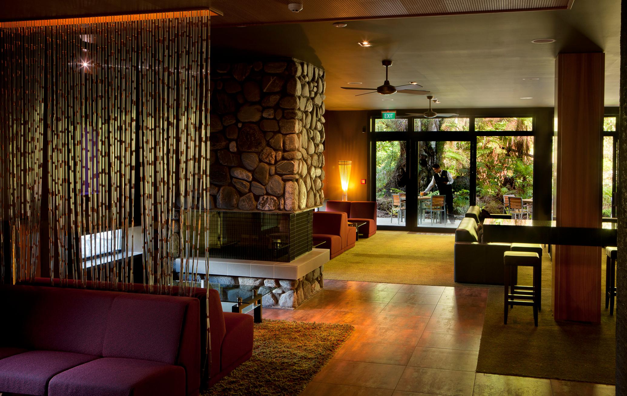 Vista Lobby Legacy Te Waonui Hotel Franz Josef