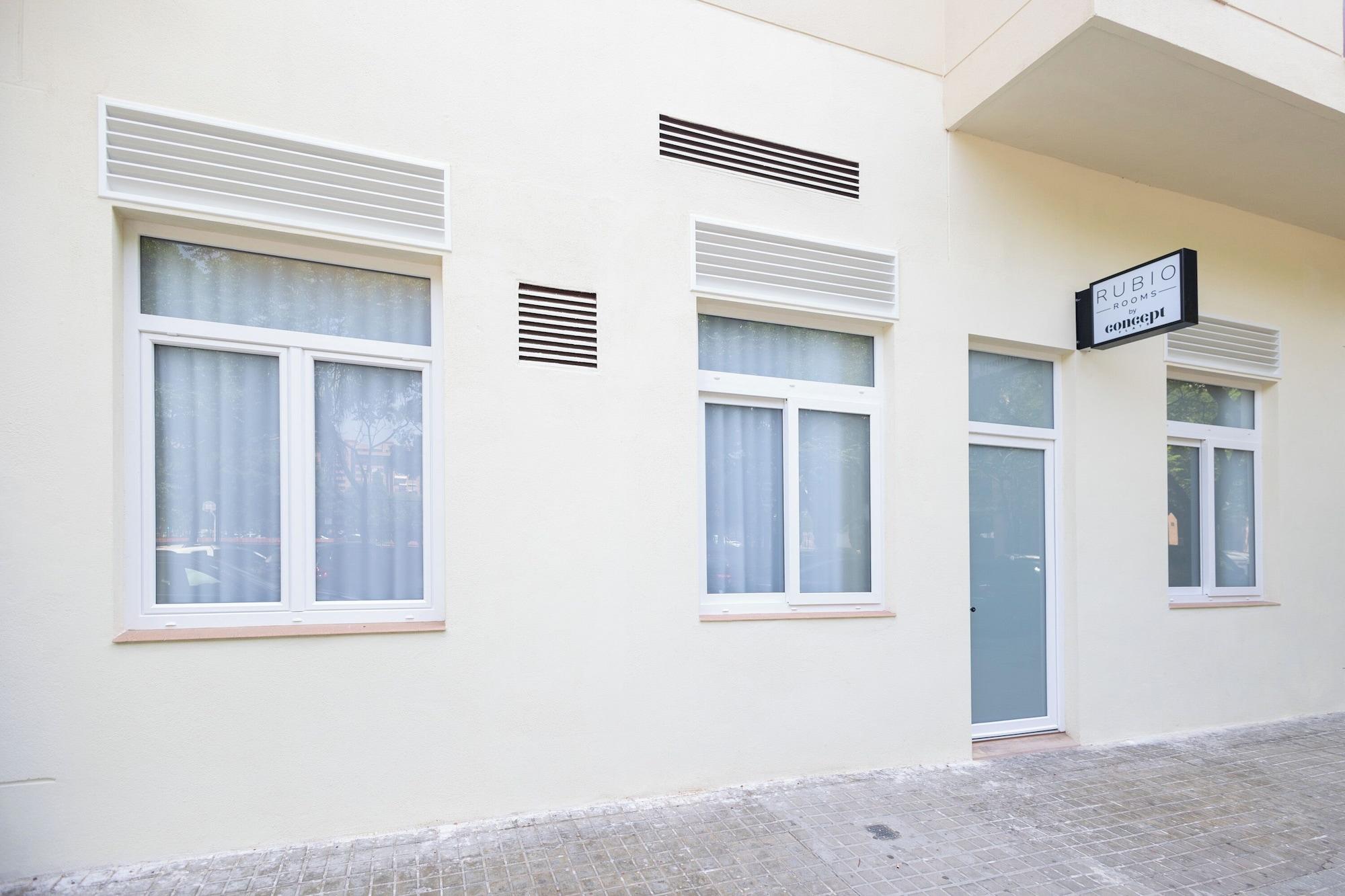 Vista Exterior Rubio Rooms by Concept Flats