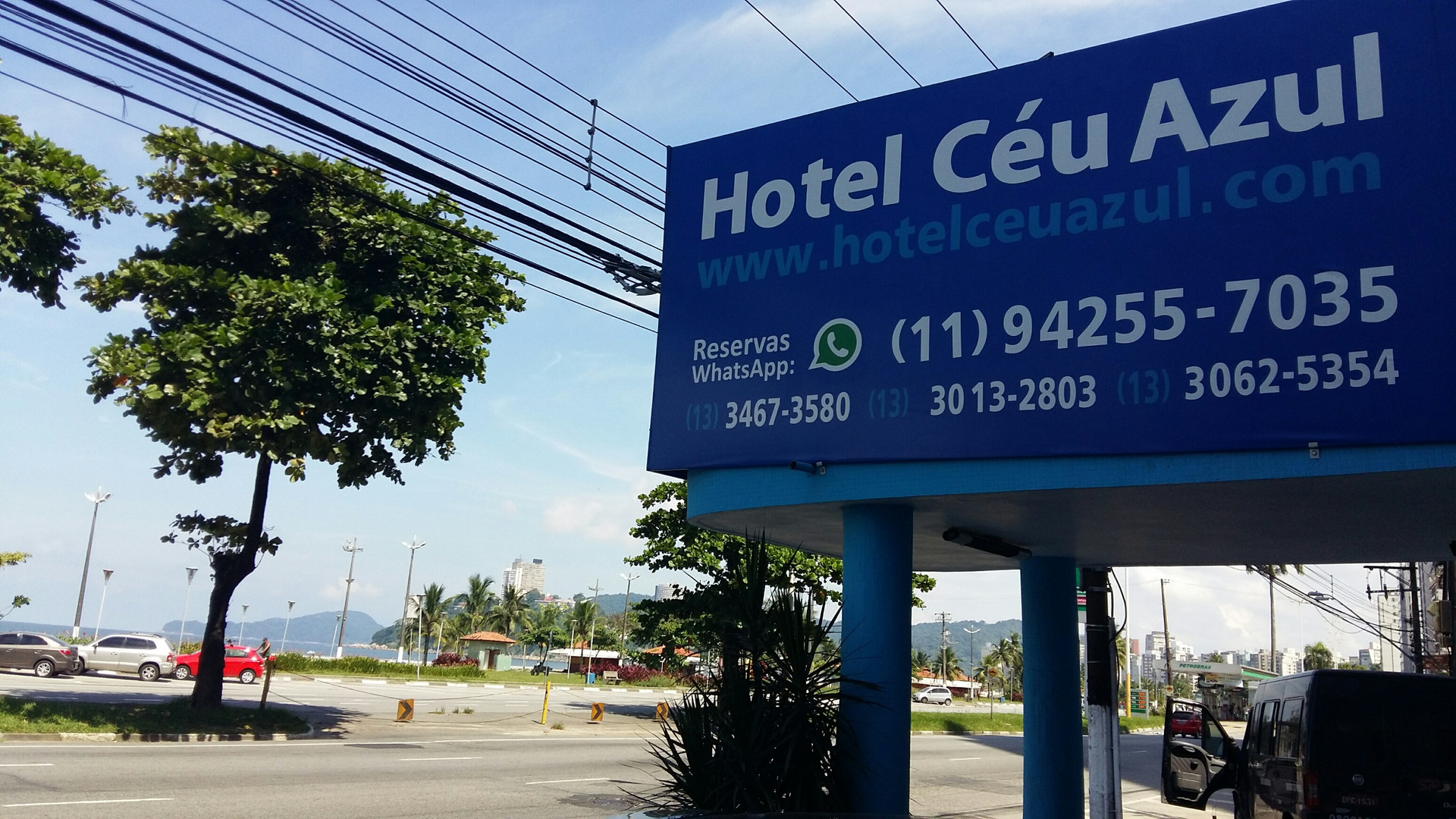 Vista Exterior Hotel Céu Azul - Itararé Confort