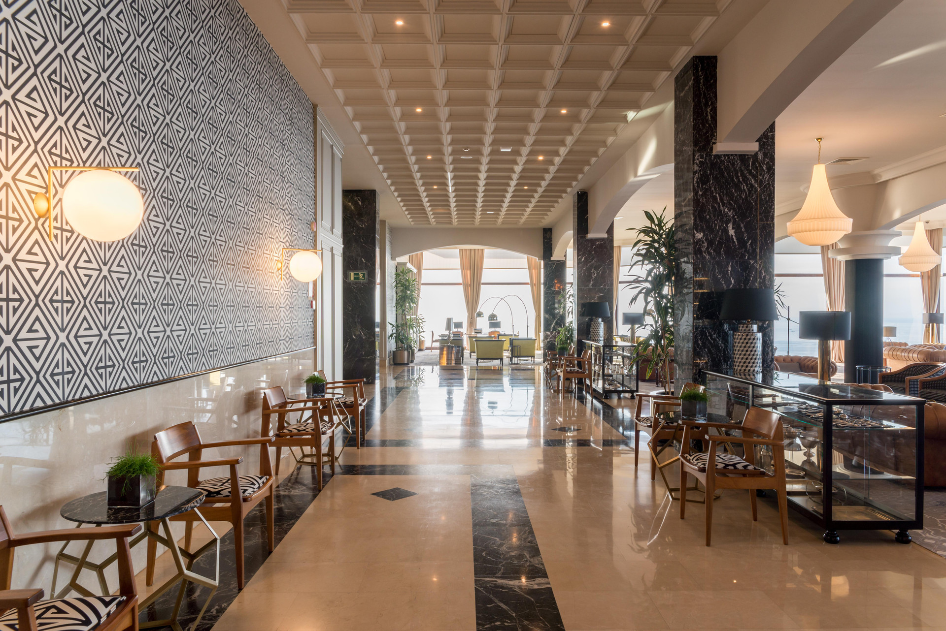 Vista Lobby Mercure San Sebastian Monte Igueldo