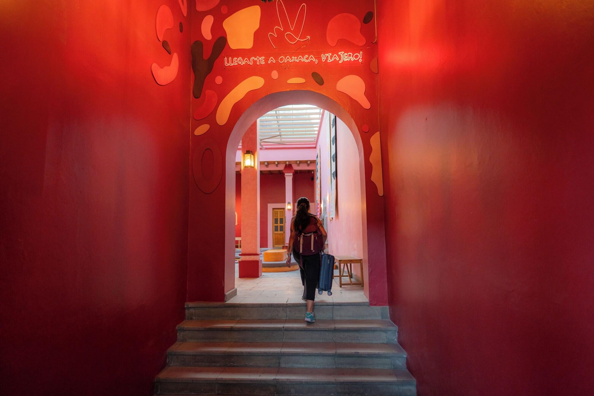 Vista Lobby Viajero Oaxaca Hostel