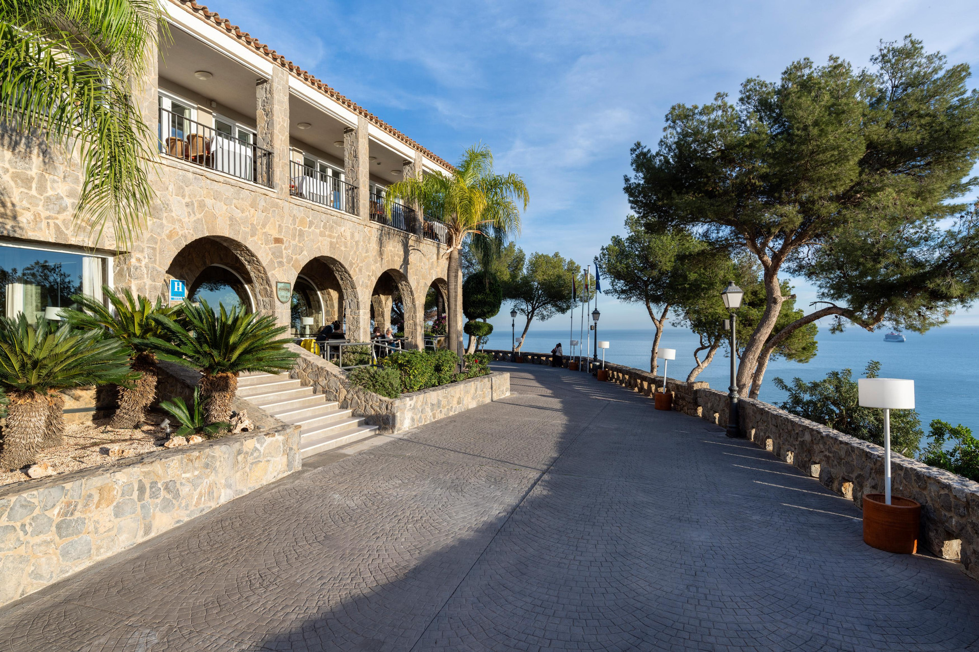 Vista Exterior Parador de Malaga Gibralfaro