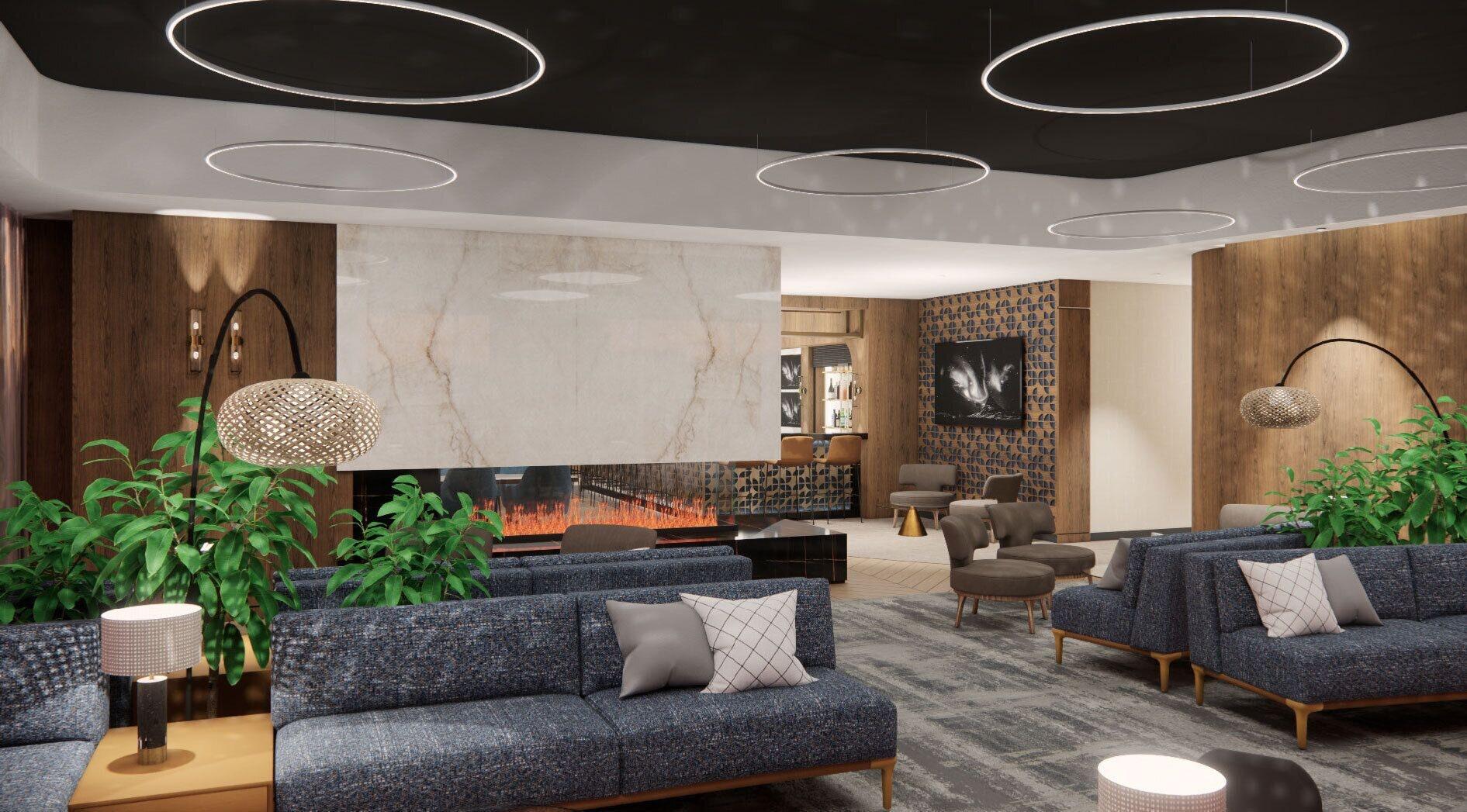 Vista Lobby Homewood Suites By Hilton Surrey