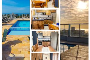 Alquiler Vacacional - Apartamentos a 200m praia das Toninhas - Condomínio Vista Verde | Piscina na Cobertura com vista Espetacular