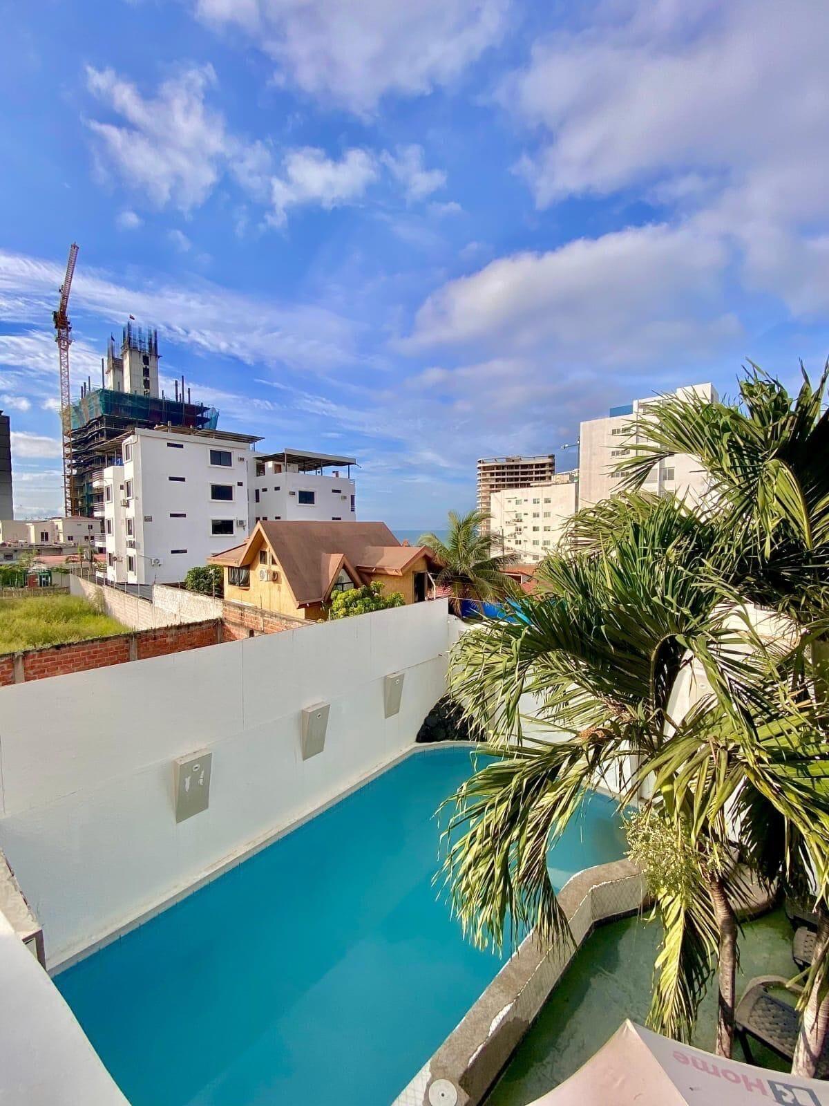Vista Piscina Hotel Madrigal Manta Beach
