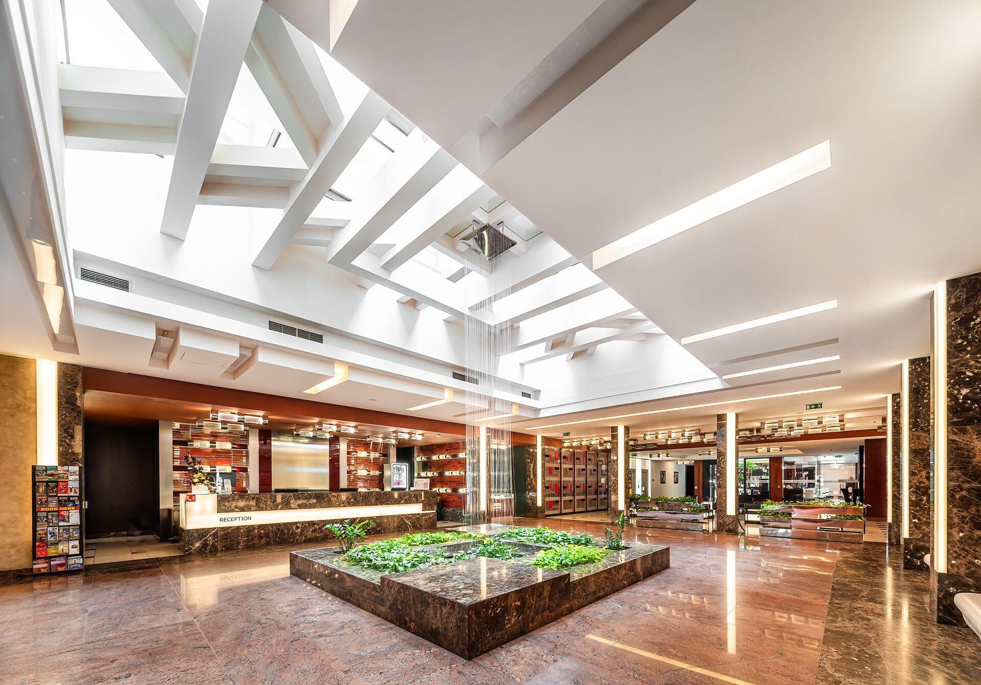 Vista Lobby Grand Majestic Hotel Prague