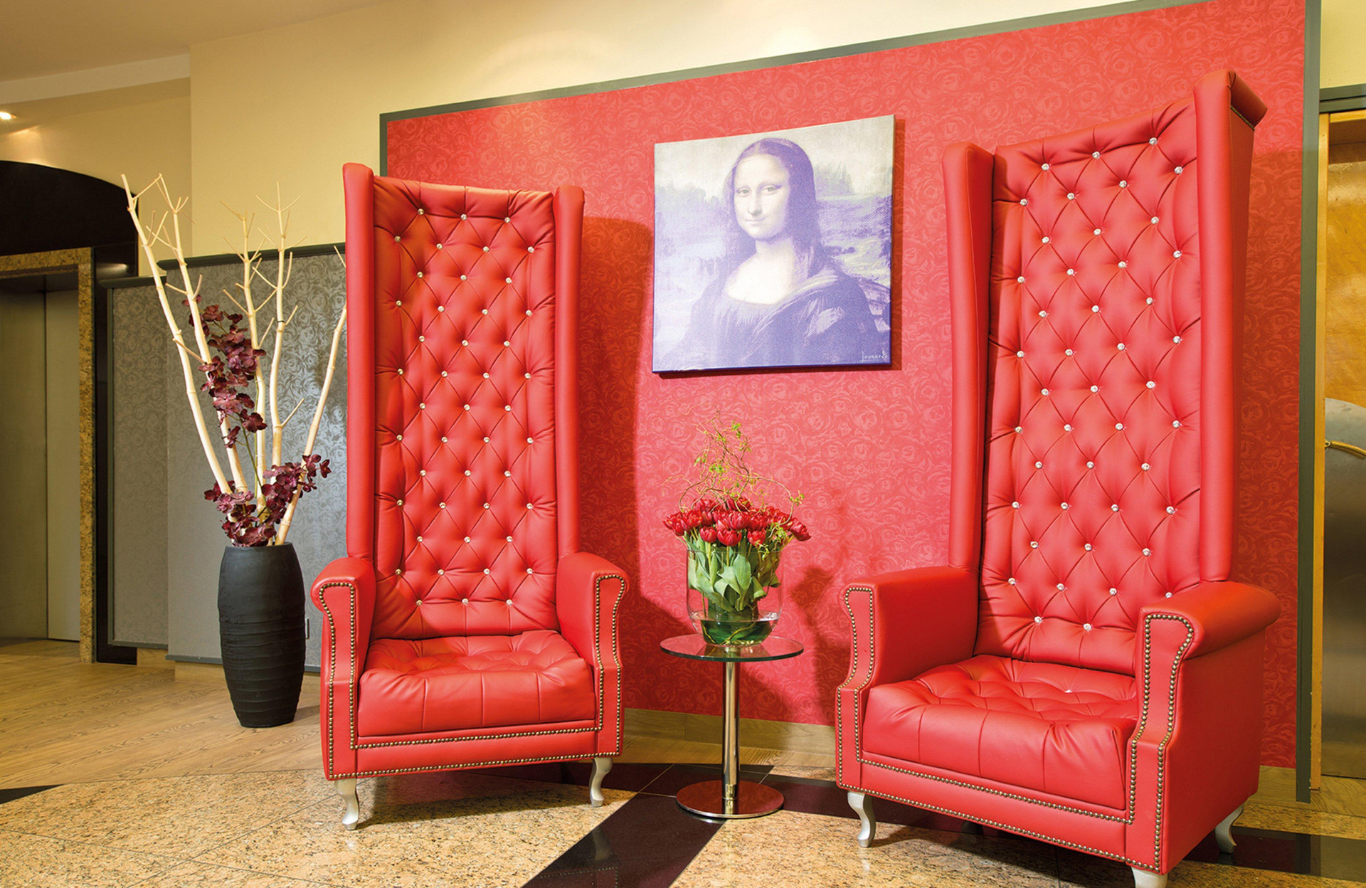 Vista Lobby Leonardo Hotel Munich Arabellapark