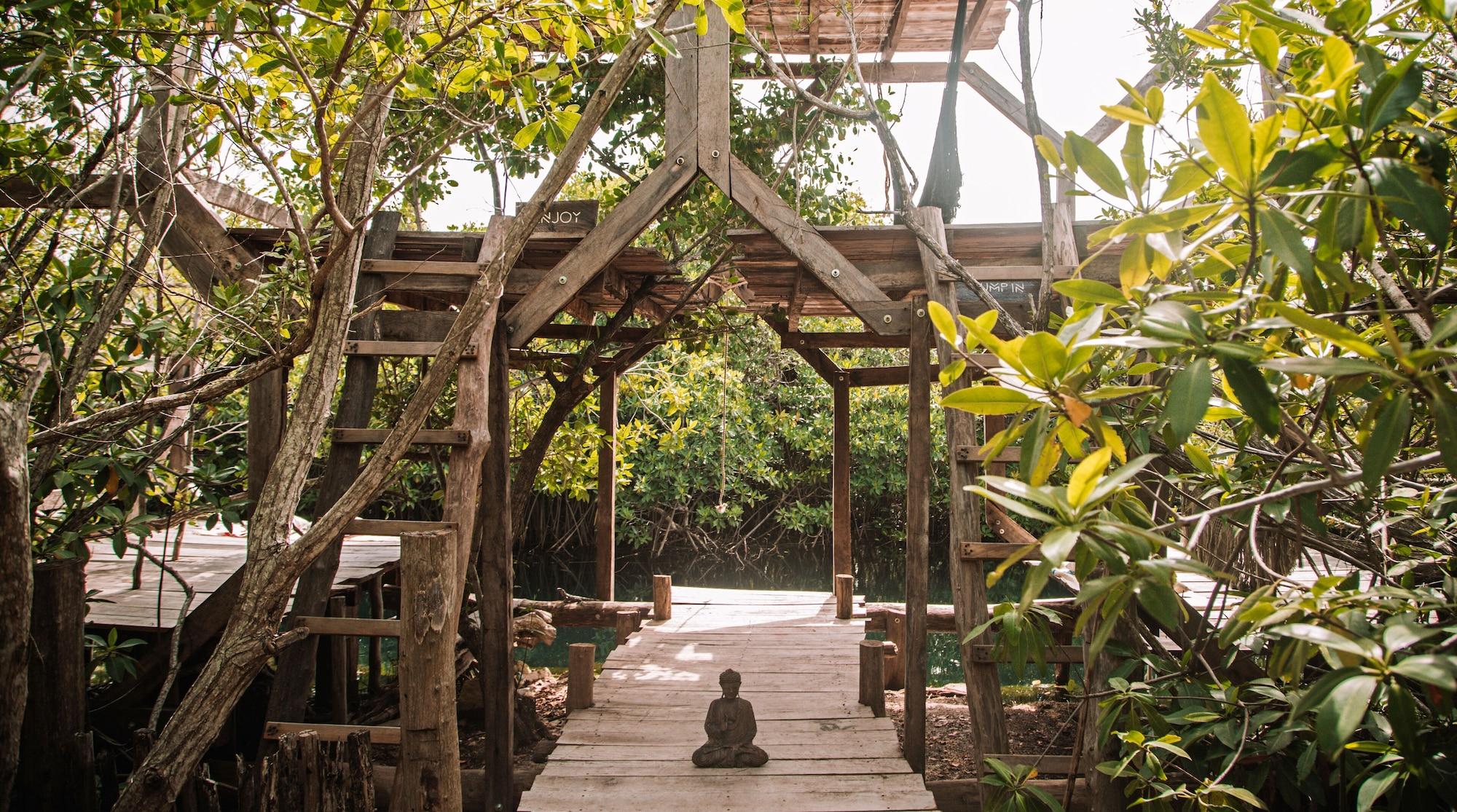 Vista Exterior Uman Glamping & Cenote Tulum