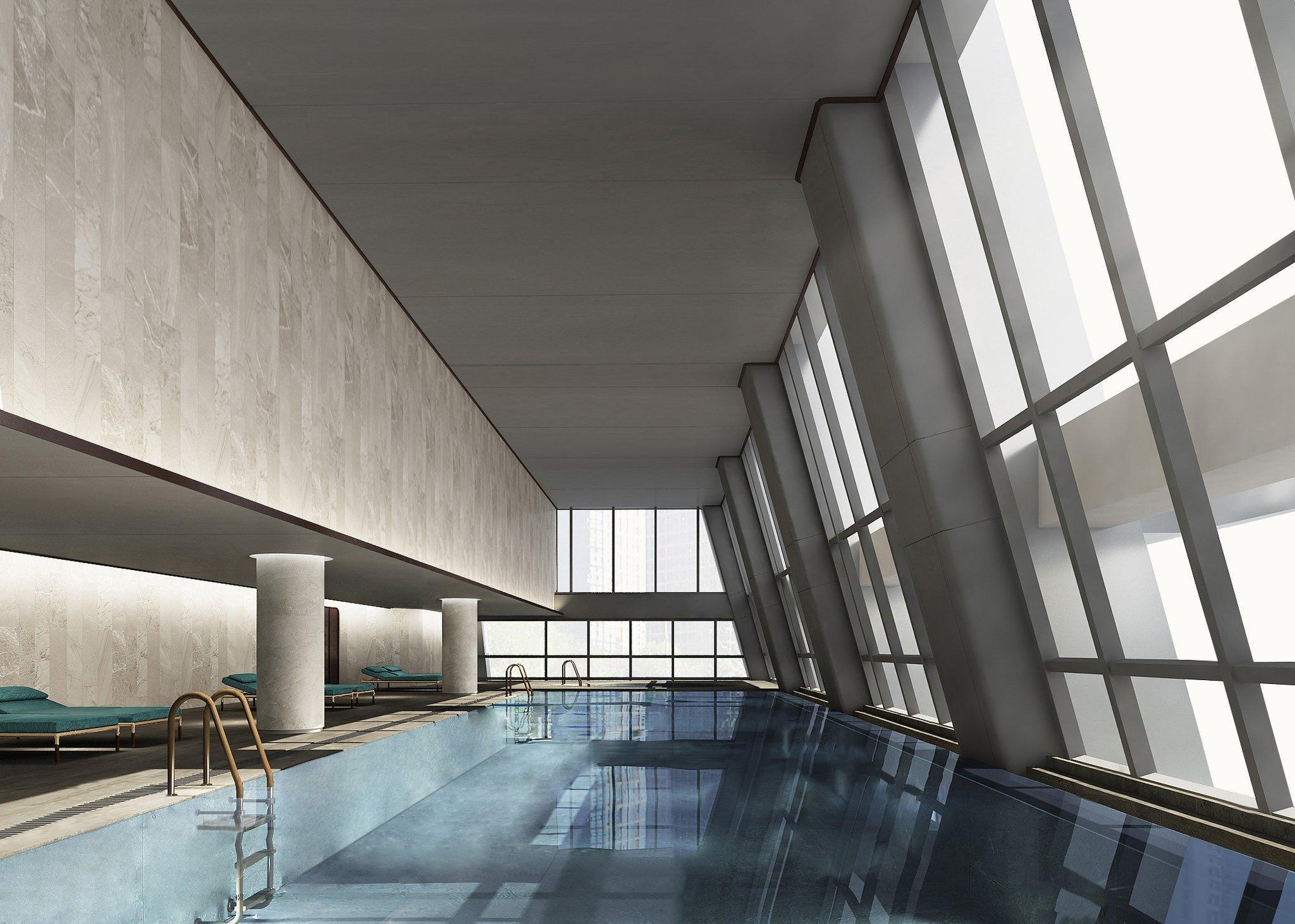 Vista Piscina Ascott Raffles City Chongqing