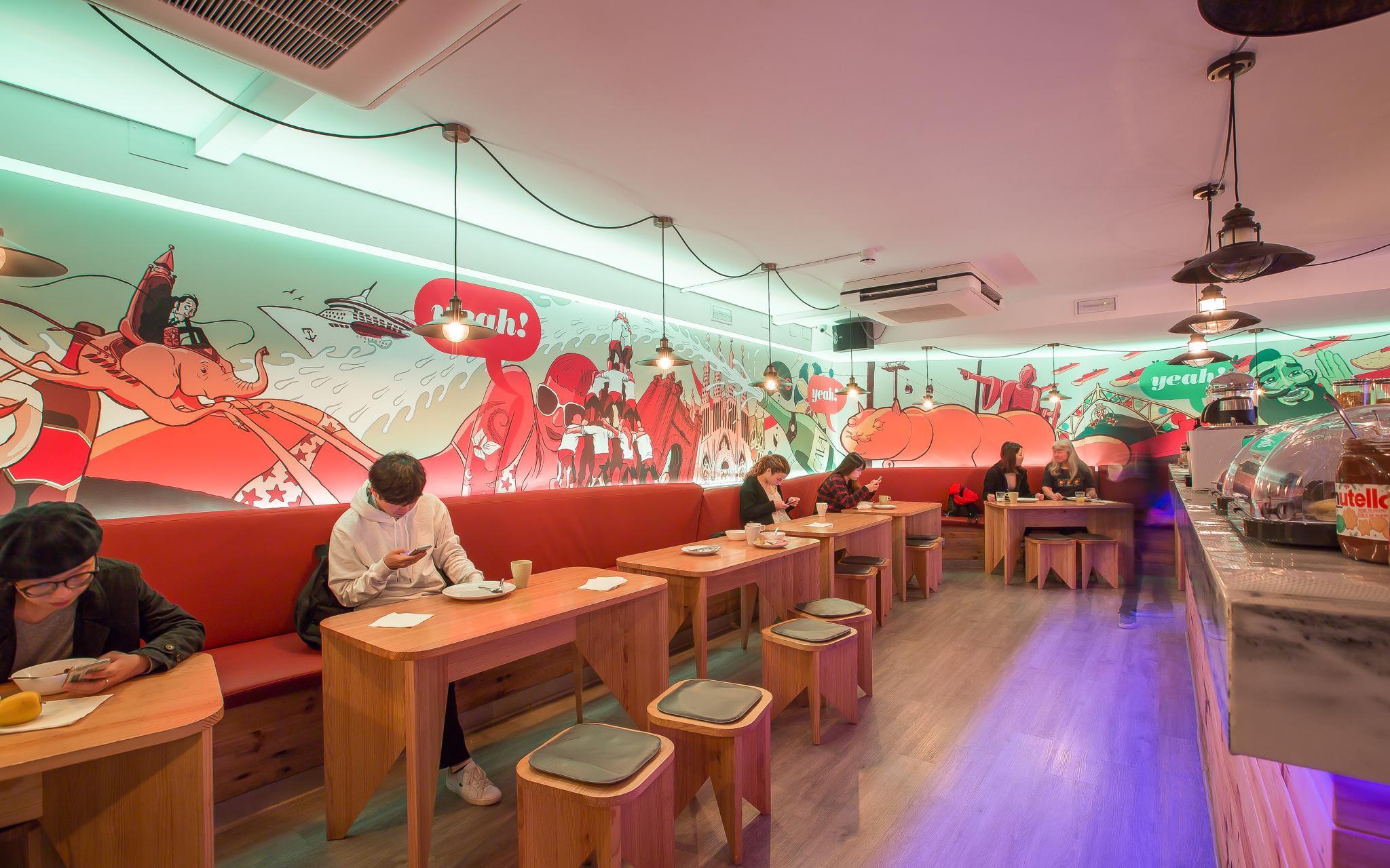 Restaurant Yeah Barcelona Hostel