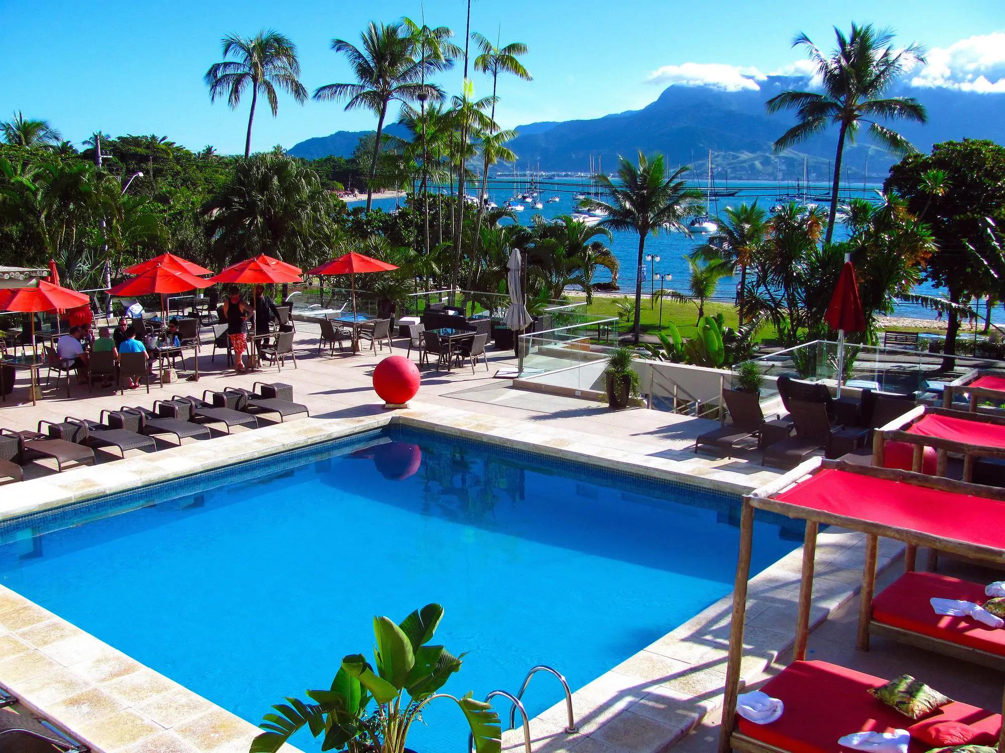 Vista Piscina Itapemar - Ilhabela SP