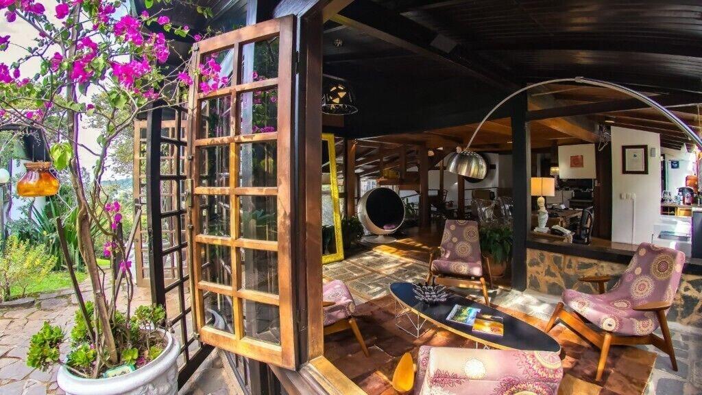 Vista Lobby Pousada Morada dos Bougainvilles