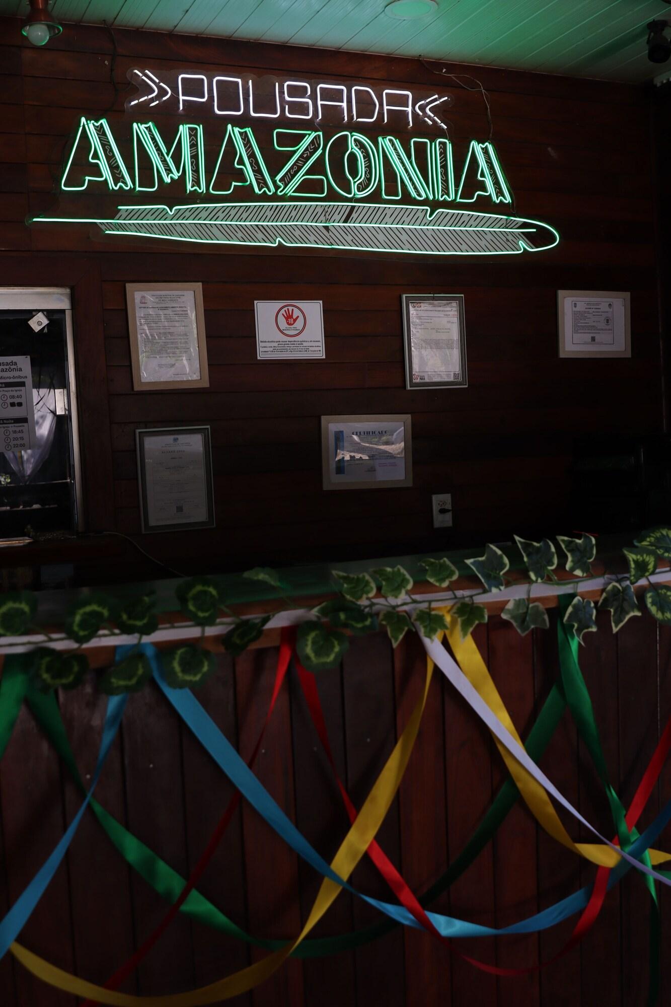 Vista Lobby Pousada Amazônia