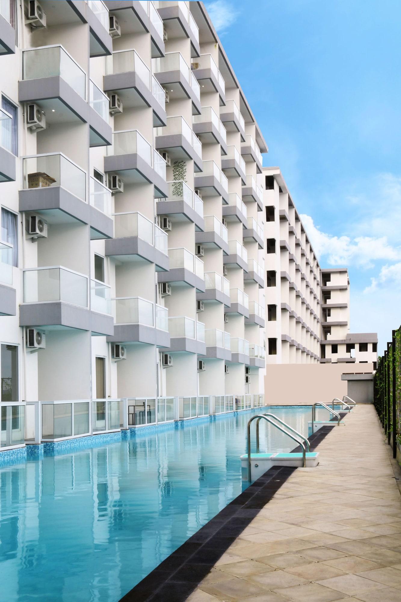 Vista Exterior Indoluxe Rent Apartment Jogja