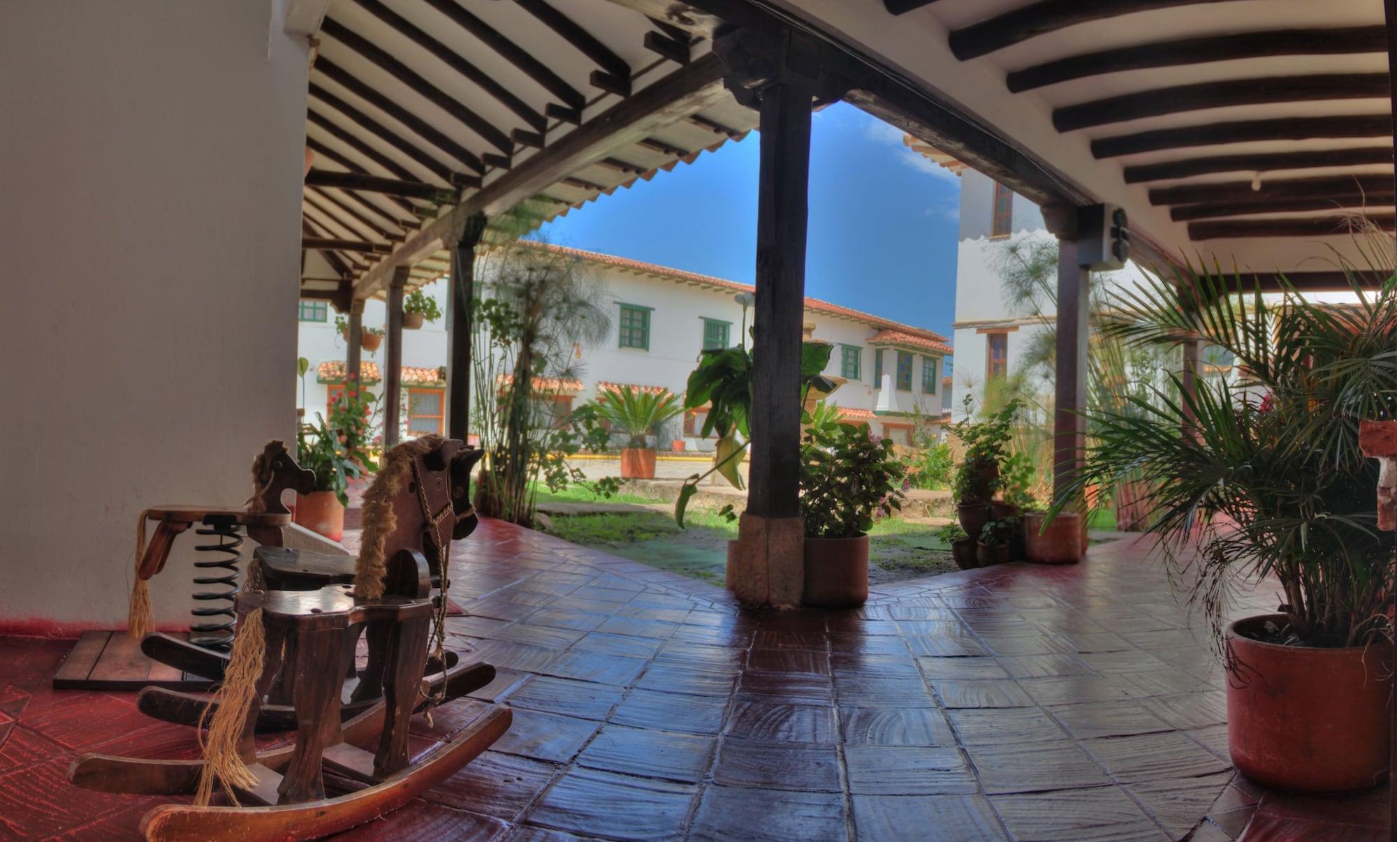 Vista Lobby Hotel Santa Viviana Villa de Leyva