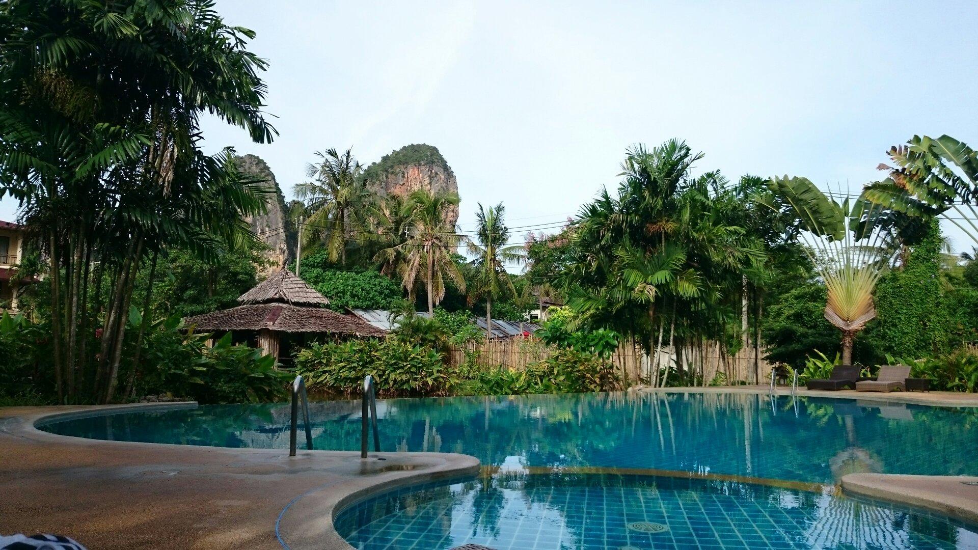 Vista da piscina Railay Princess Resort & Spa