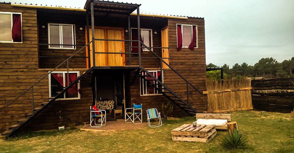 Vista Exterior Green Door Hostel Punta del Diablo