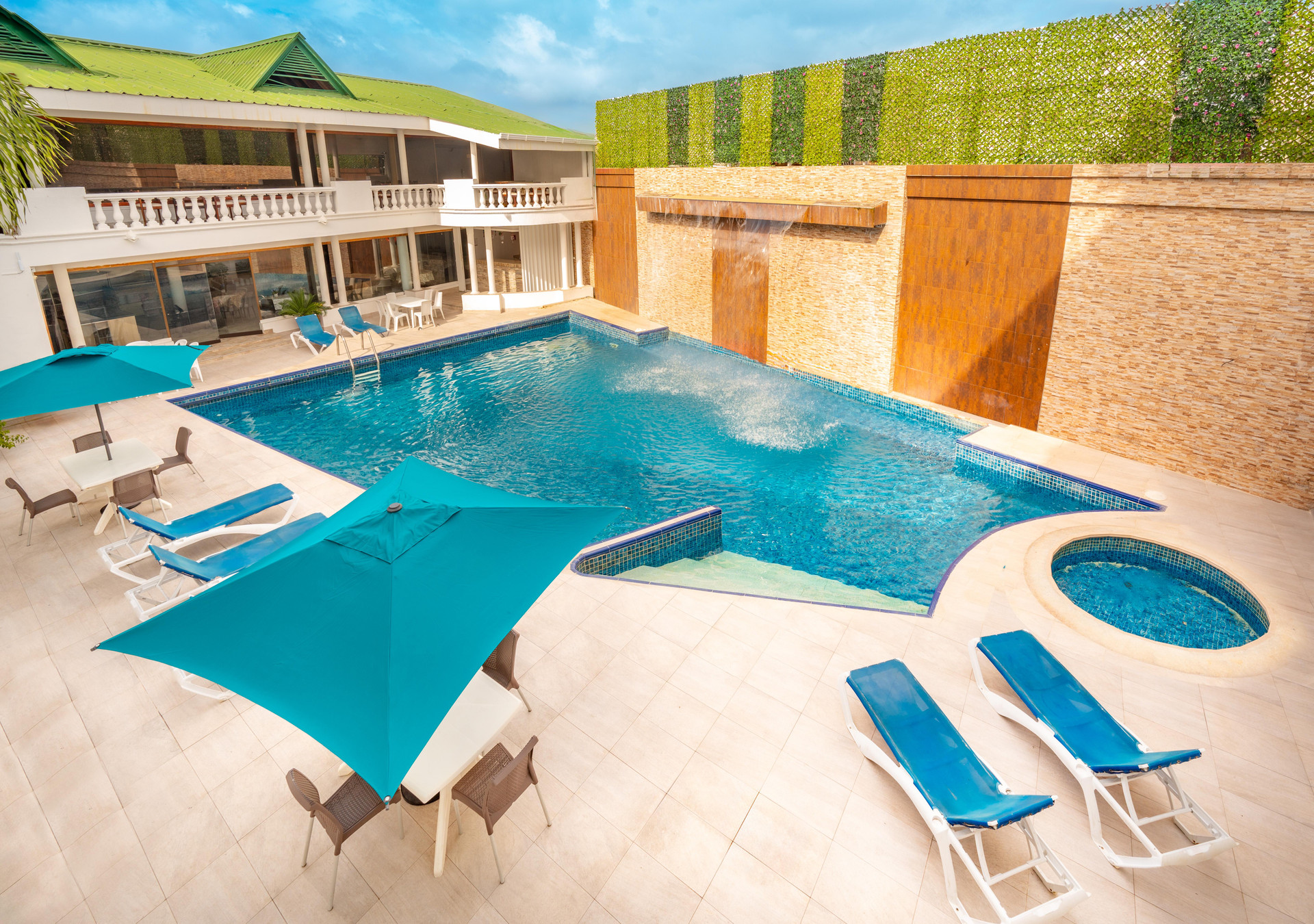 Vista Piscina Hotel Américas